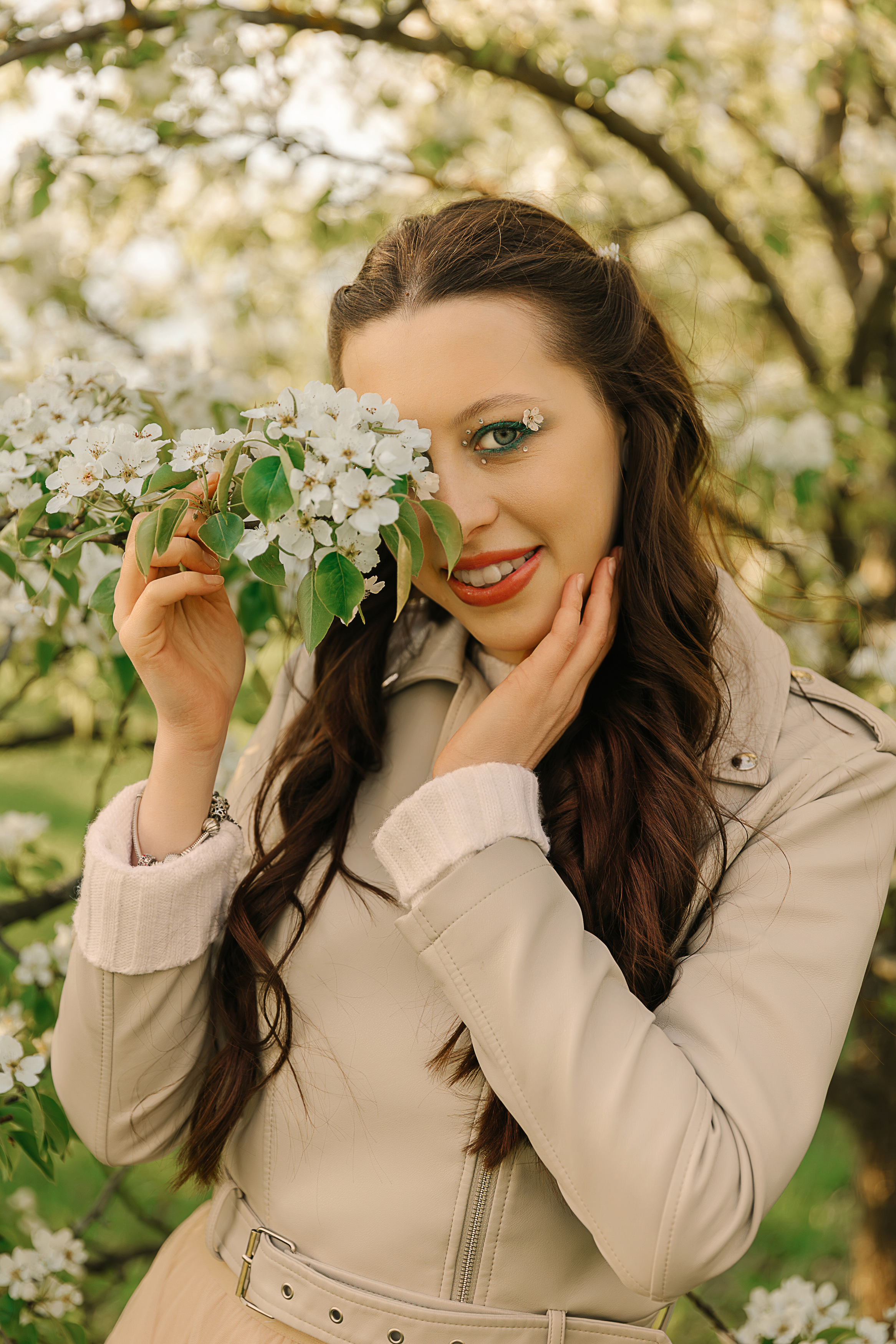 Beatiful garden, blossom, portrait, Воробьёва Надежда