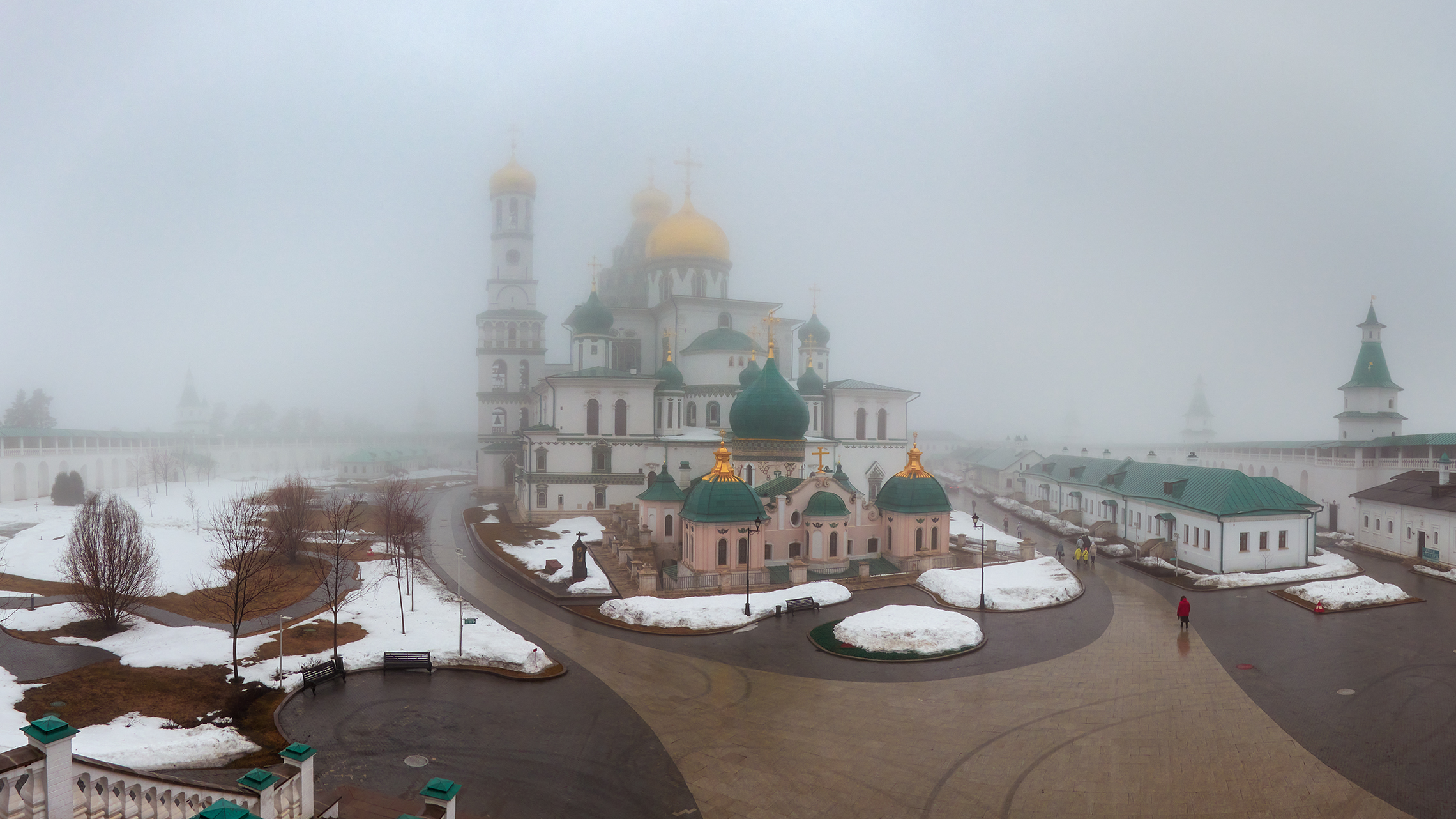 новый иерусалим, весна, март, туман, Медведев Александр