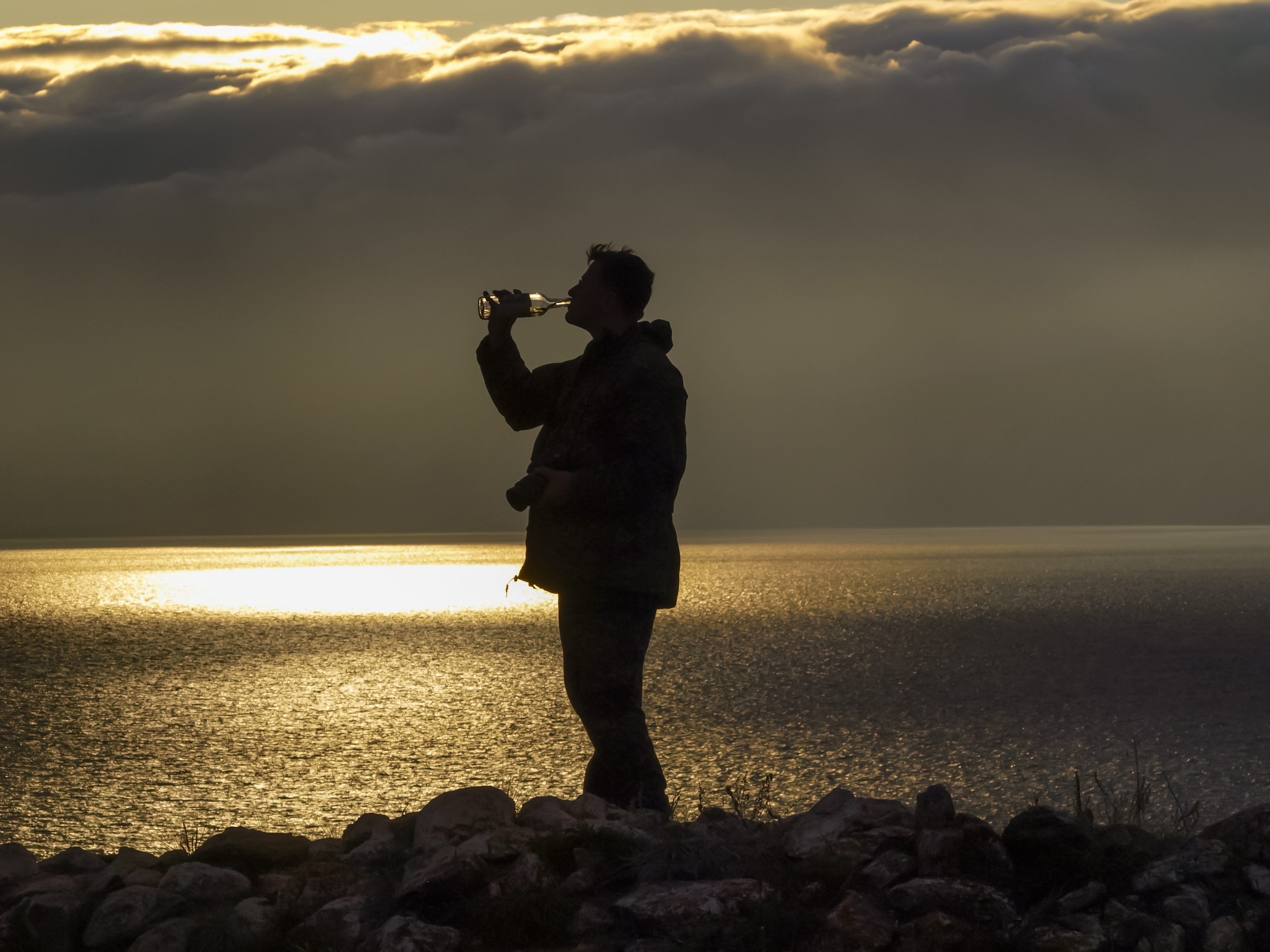 горы, озеро, пейзаж, облака, Мурзинов Виктор