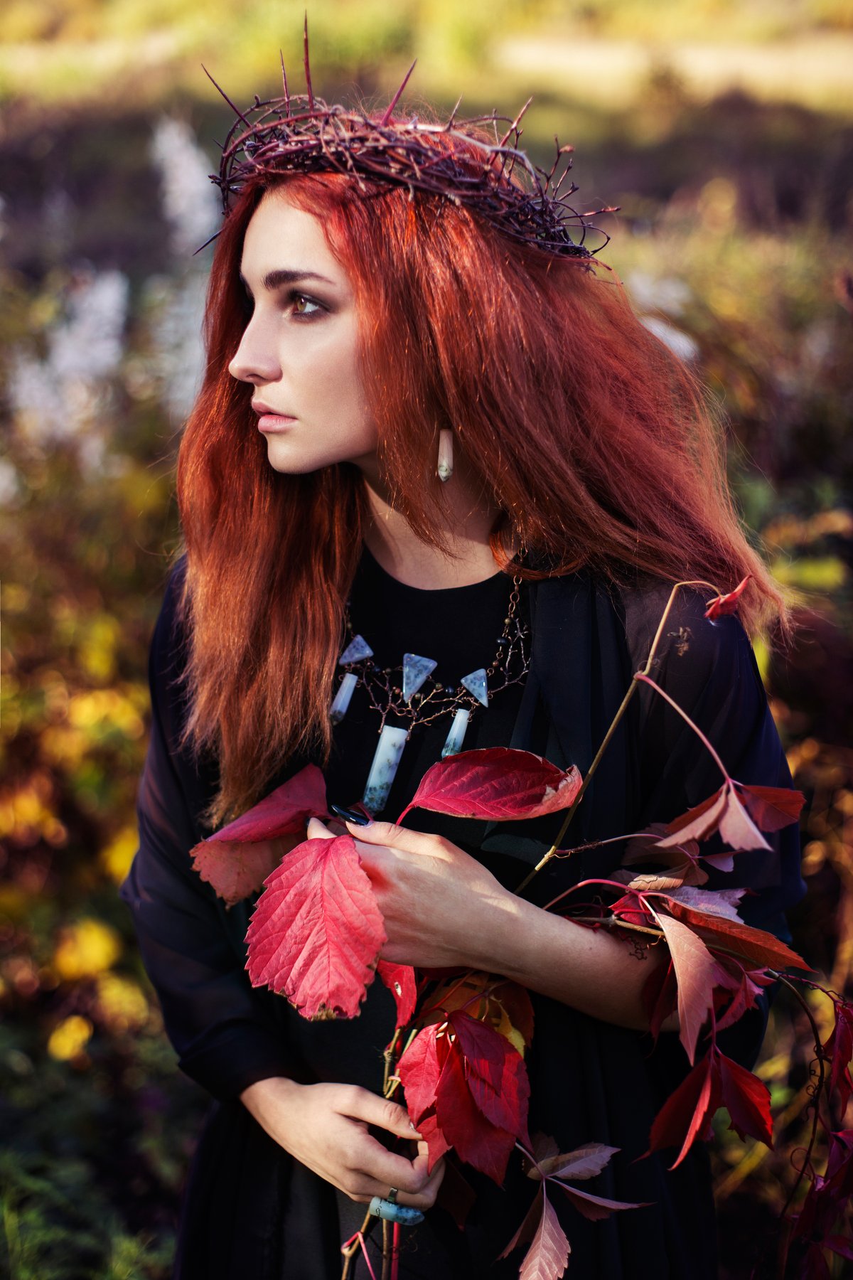 Fall, Ginger, Portrait, Takumar, Надежда Родионова