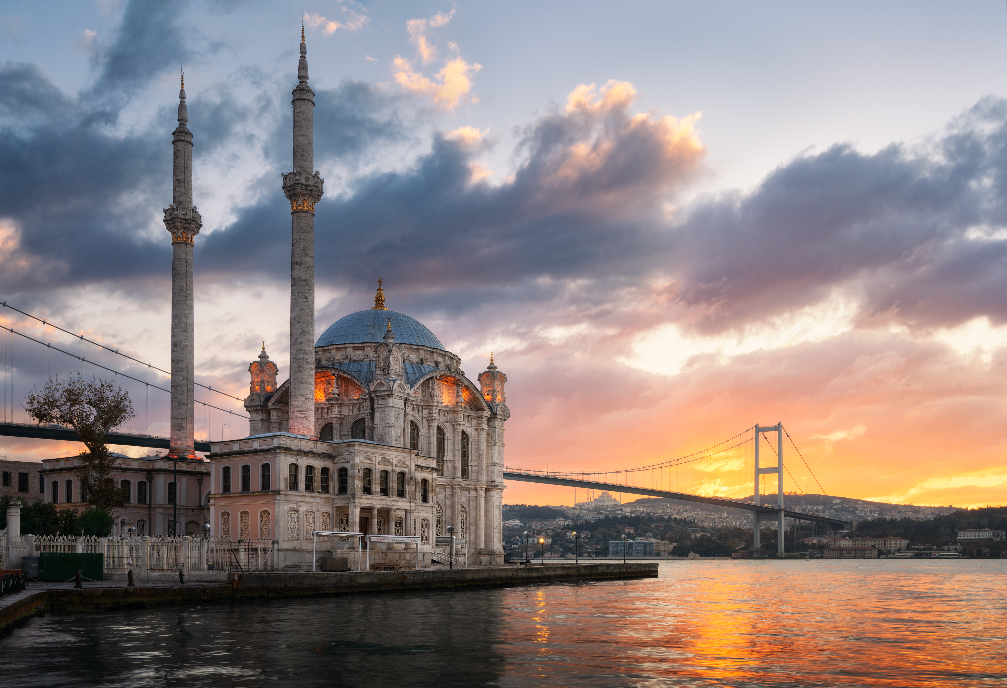 турция, стамбул, утро, город, мост, босфор, мечеть, восход, закат, turkey, istanbul, morning, bosphorus, bridge, mosque, sunrise, sunset, türkiye, Эрнест Вахеди