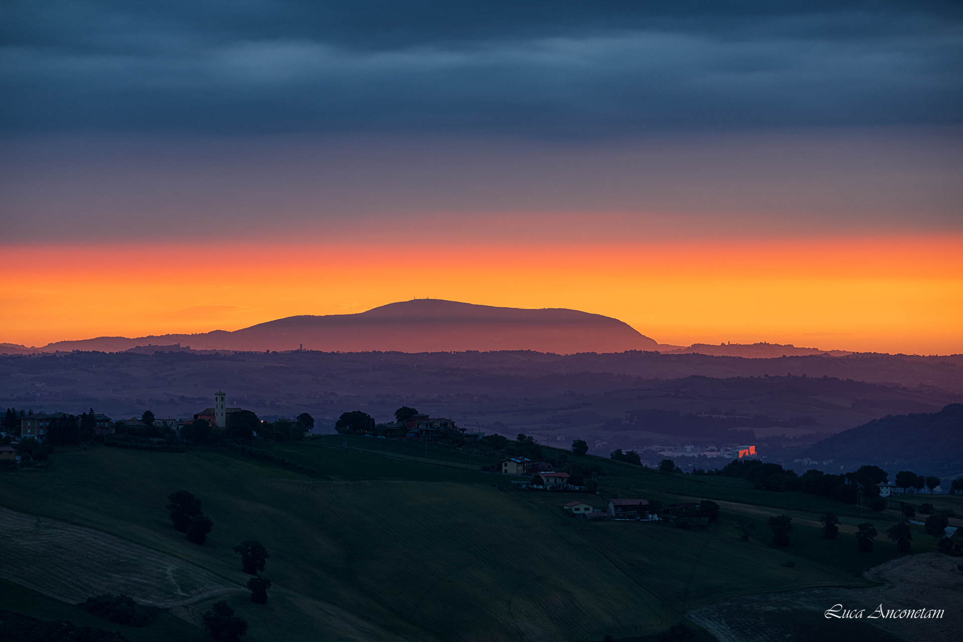 sunrise monte conero travel landscape italy marche region, Anconetani Luca