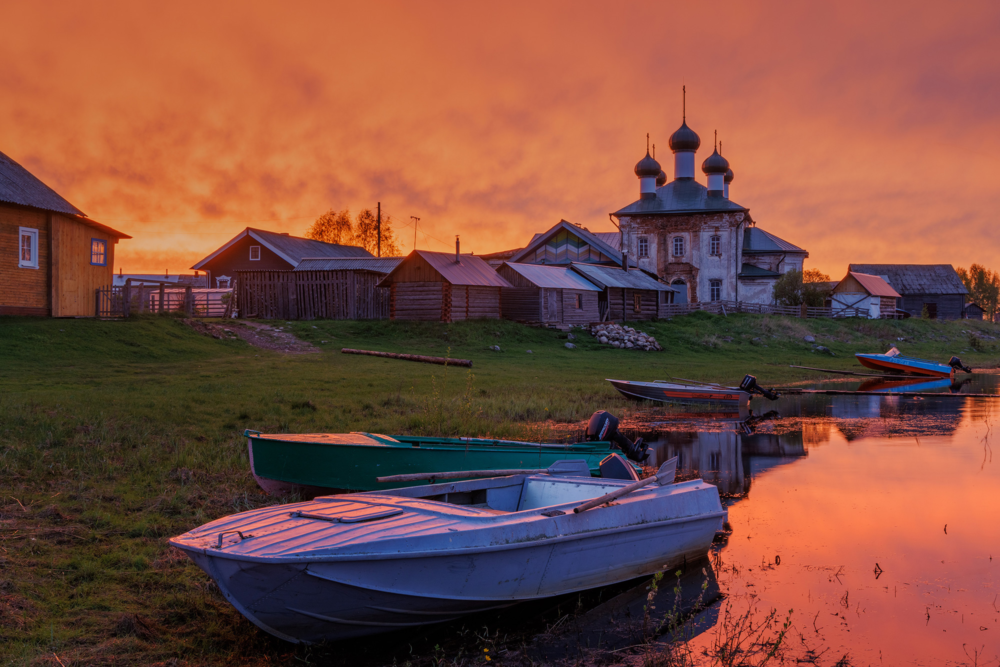 вершинино, закат, Морозов Сергей