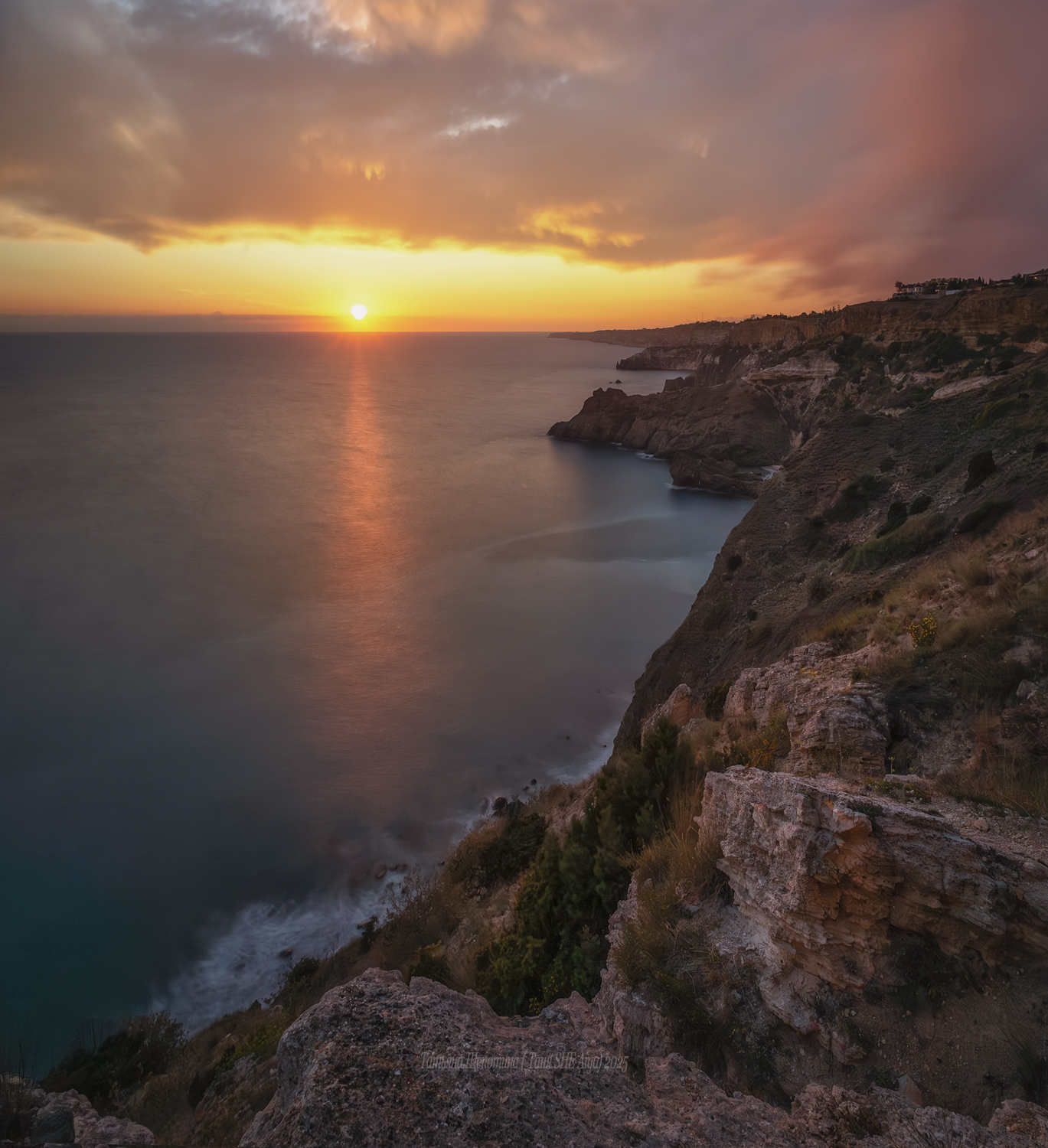 севастополь, крым, seascape, пейзаж, crimea, landscape, морской пейзаж, фиолент, закат, Щепотина Татьяна