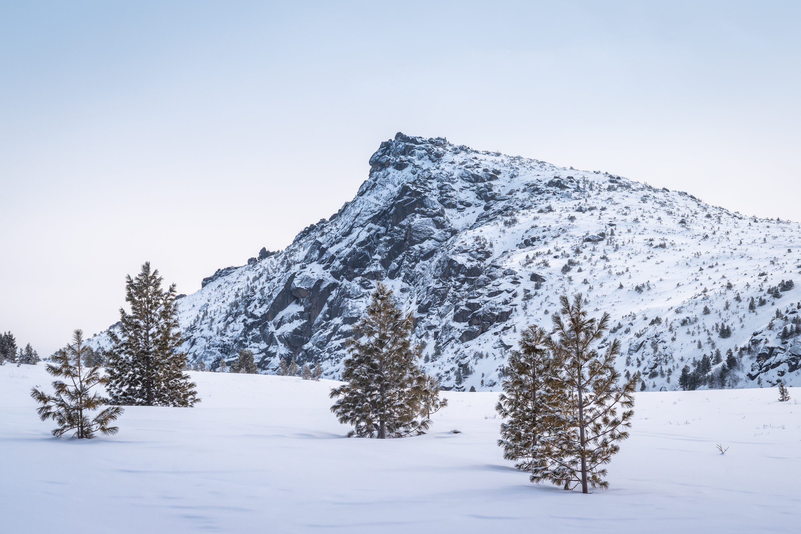 Зима, снег, Хамар-Дабан, Прибайкалье, закат, Evgeniy Khilkevitch