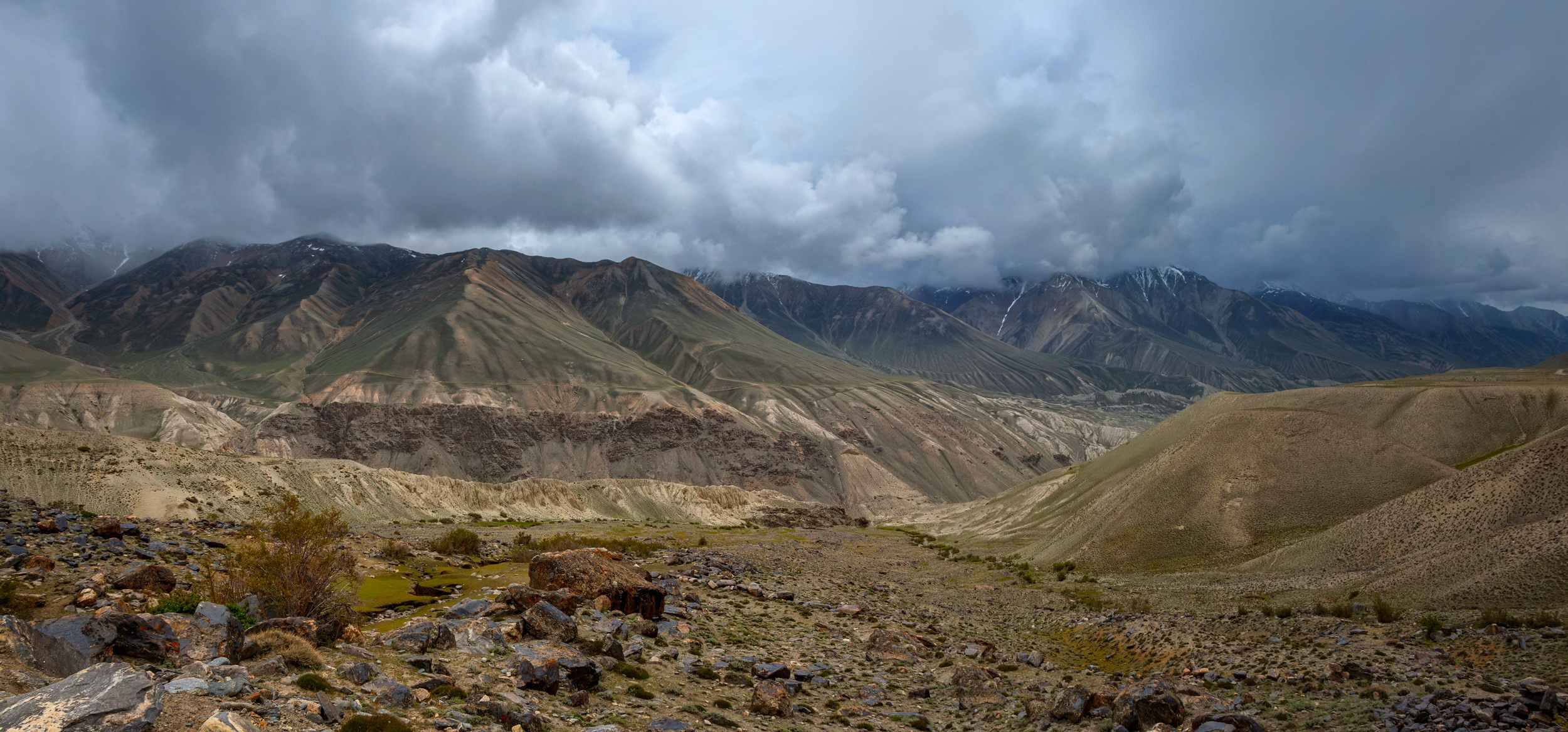таджикистан, памир, памирский тракт, горы, небо, облака, Кетова Вера