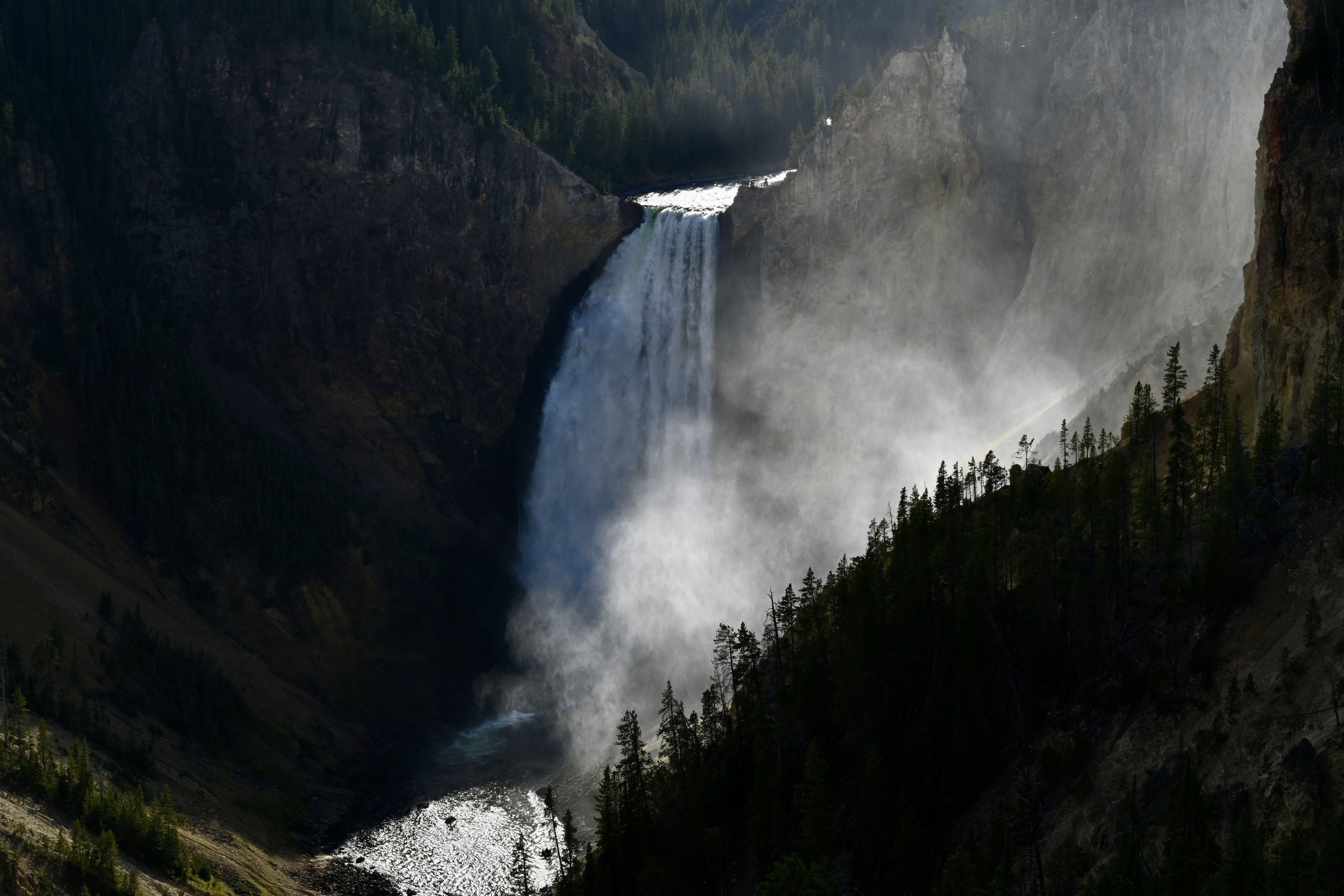 Landscapes, USA, Wyoming, Upper Waterfall, Yellowstone, Canyon, , Svetlana Povarova Ree