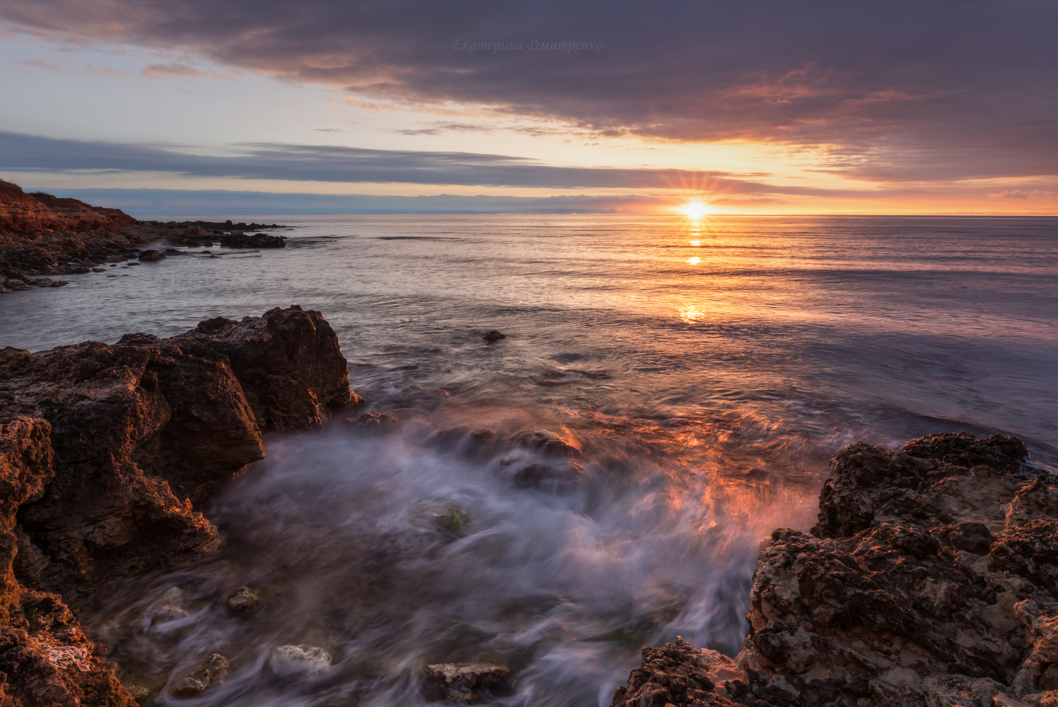 крым, севастополь, море, закат, пейзаж, морской пейзаж, город, Дмитренко Екатерина