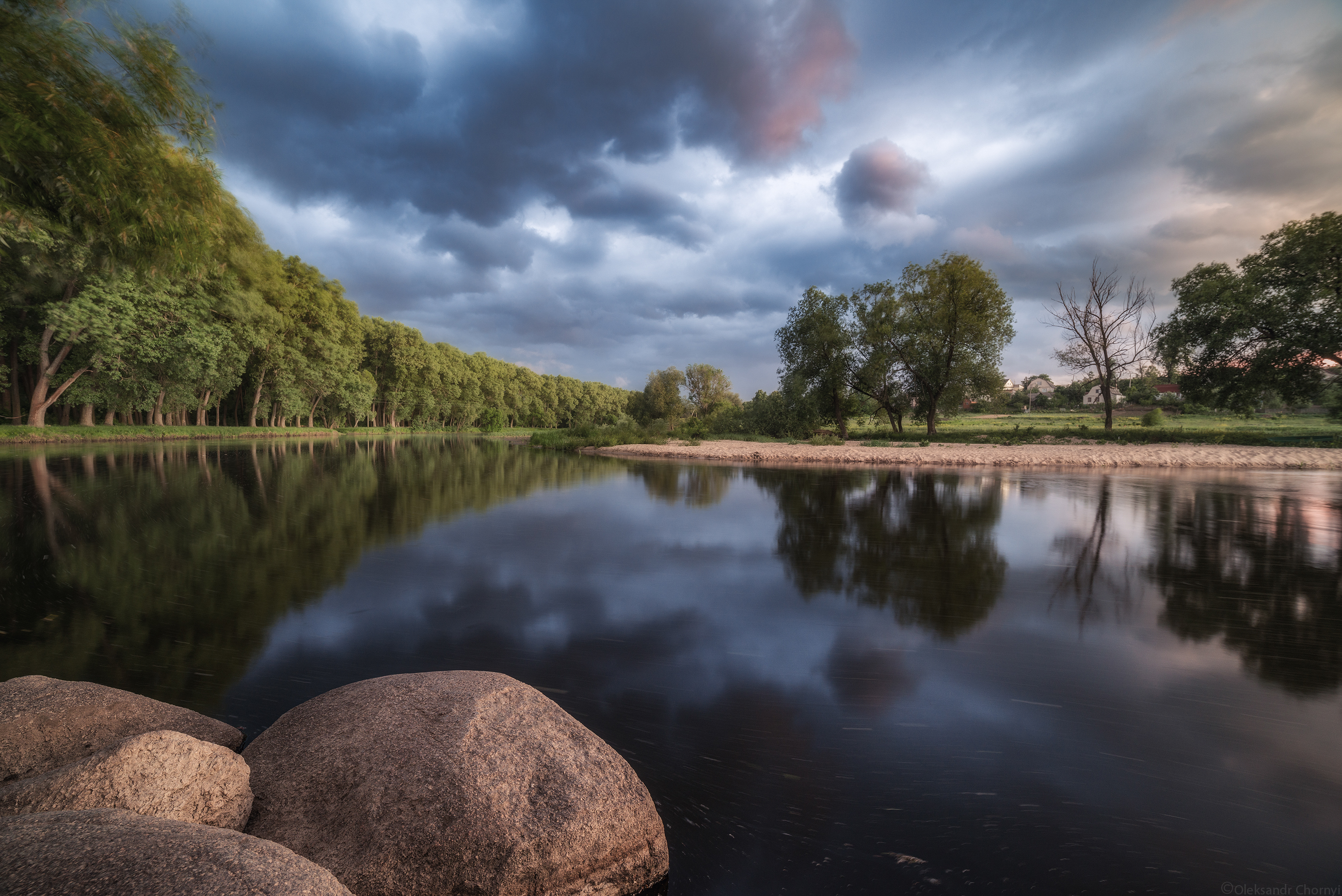 река тетерев, украина, коростышев, жизнь, течение, берег, камни, тишина, гармония, вдохновение,  фотографчорный, сашачорный,, Чорный Александр