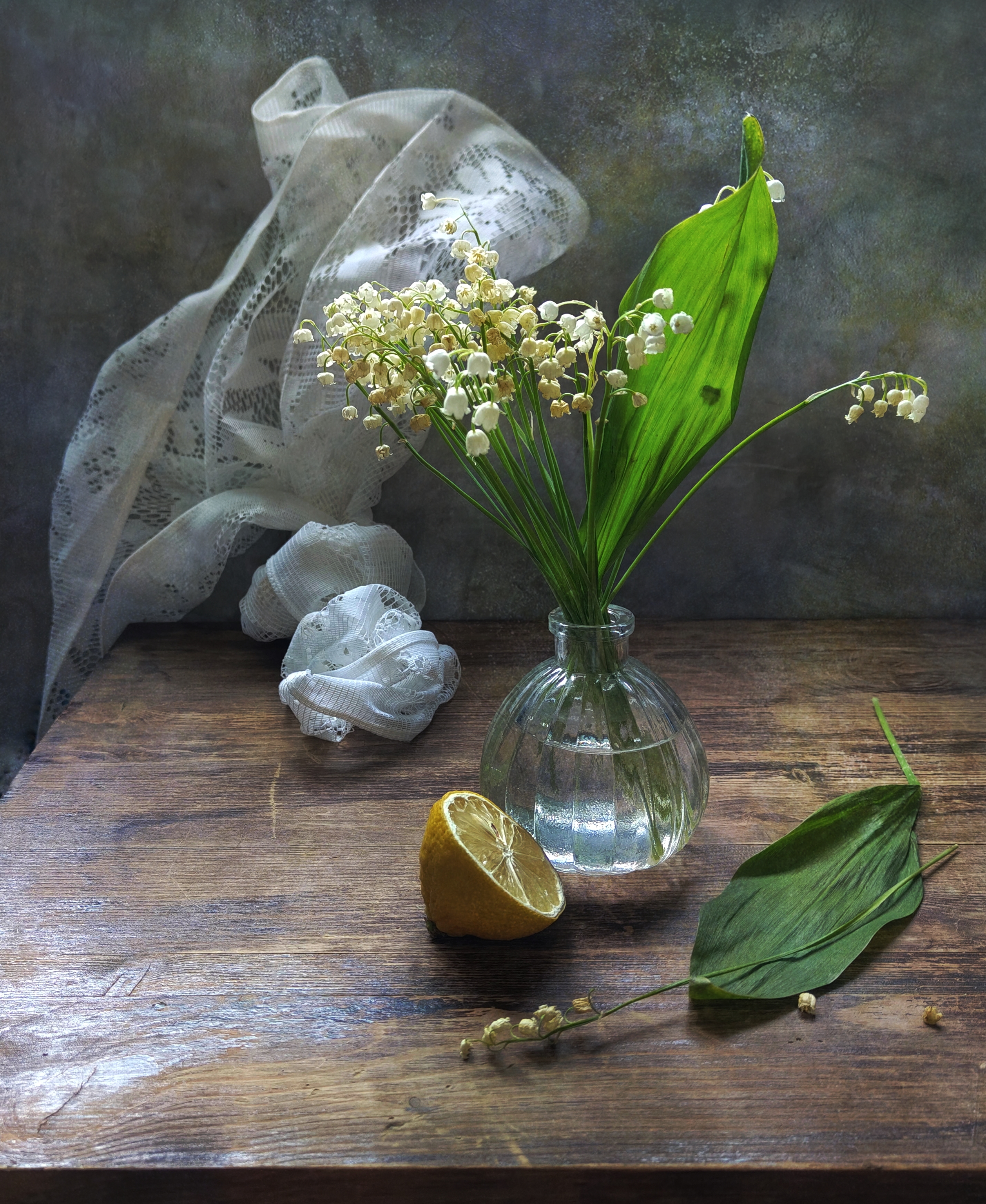 ландыши, ваза, Ирина Курмалеева