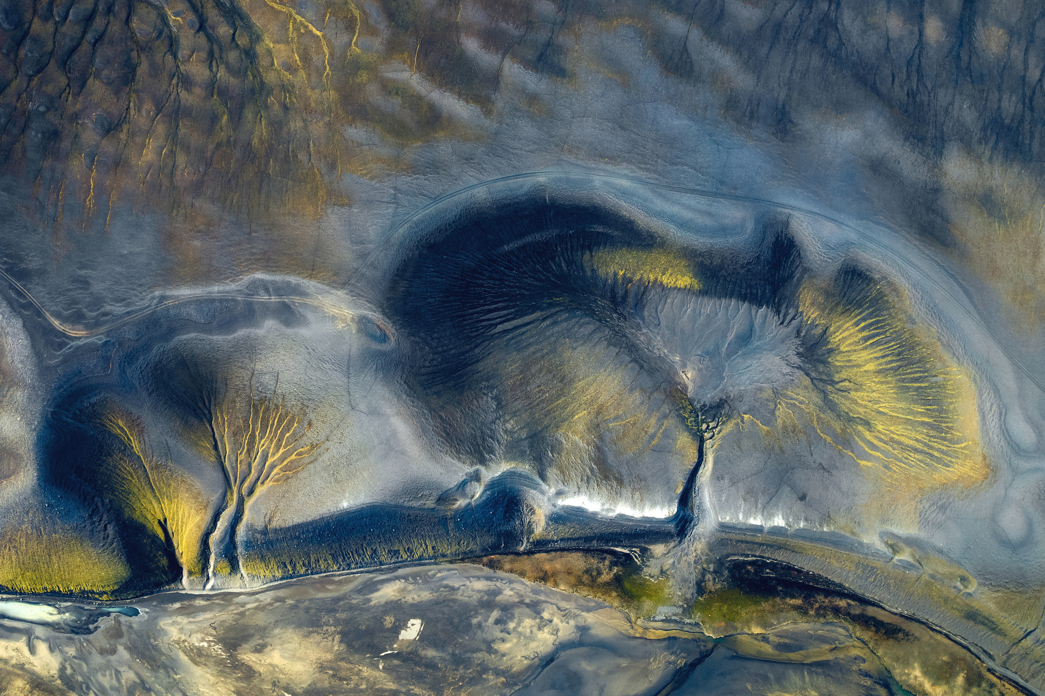 iceland, aerial, drone, dji, air2s, nature, tree, texture, abstract, scenic, , Matikas Julius