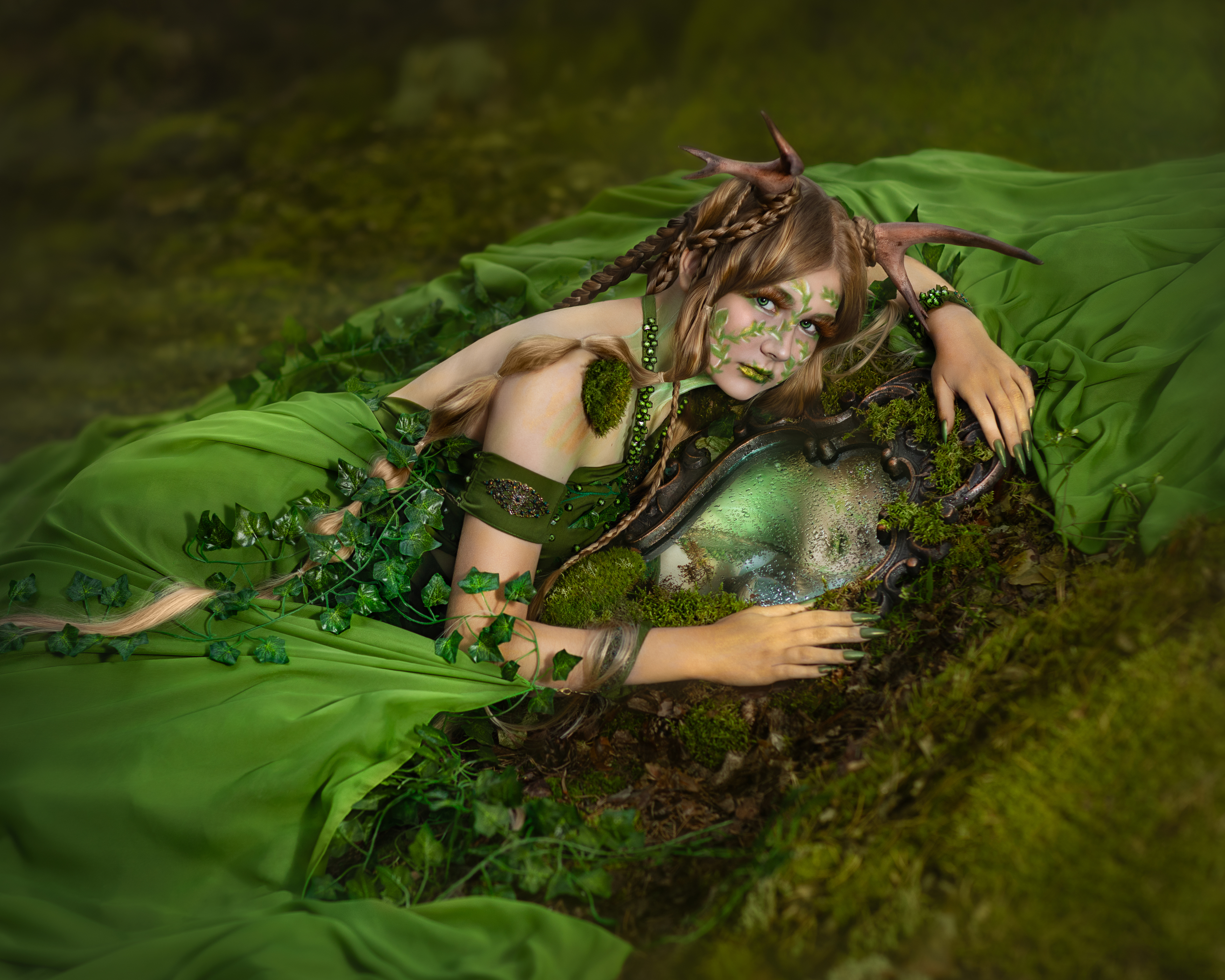 фотограф юлия дюдина, фотограф нижний новгород, арт фотограф,  волшебная фотосессия, лесной дух, лесная нимфа, Дюдина Юлия