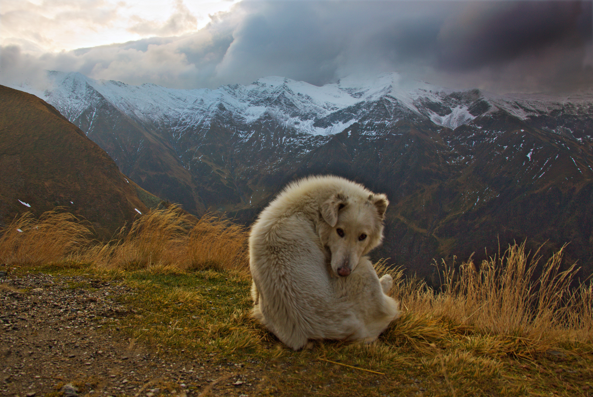 горы пейзаж облака  утро осень, Мурзинов Виктор