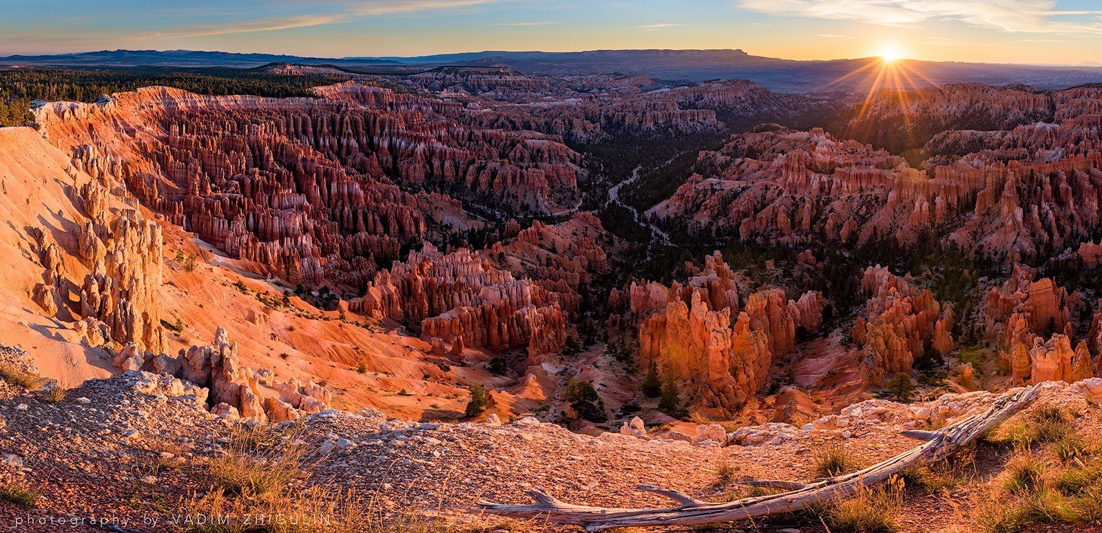 AMERICAN NATIONAL PARKS,, American south-west, BRYCE CANYON, Canyon, Landscape, Nature, Panorama, Sun, Sunrise, Вадим Жигулин