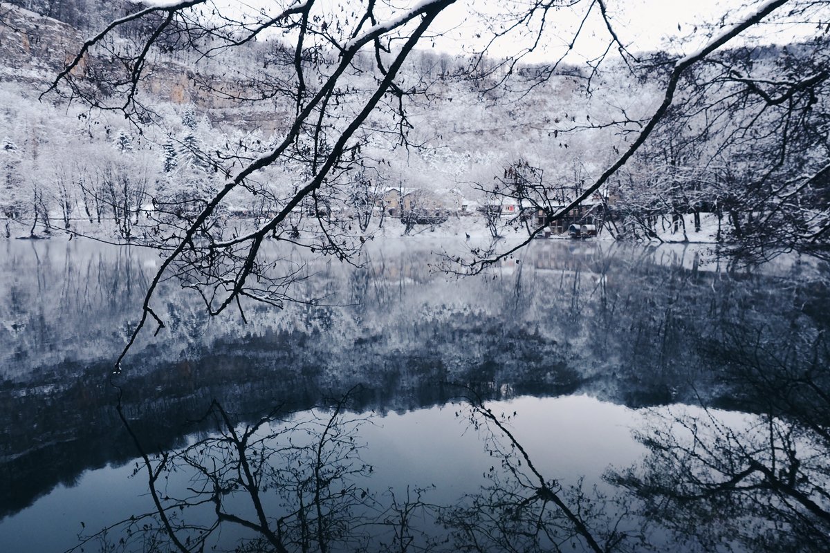 lake, russia, winter,snow, reflaction, Осадчая Алеся