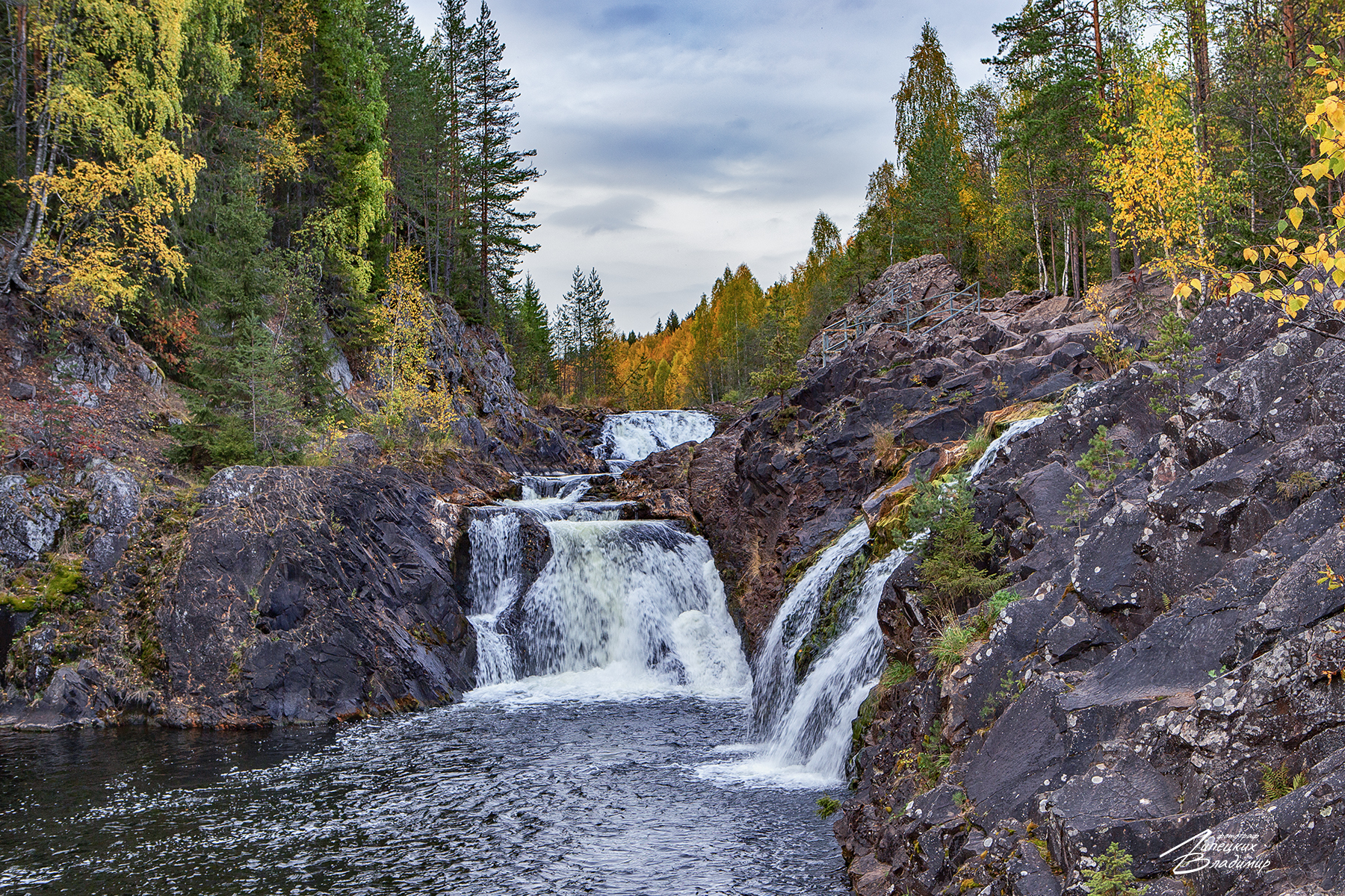 карелия, кивач, Липецких Владимир
