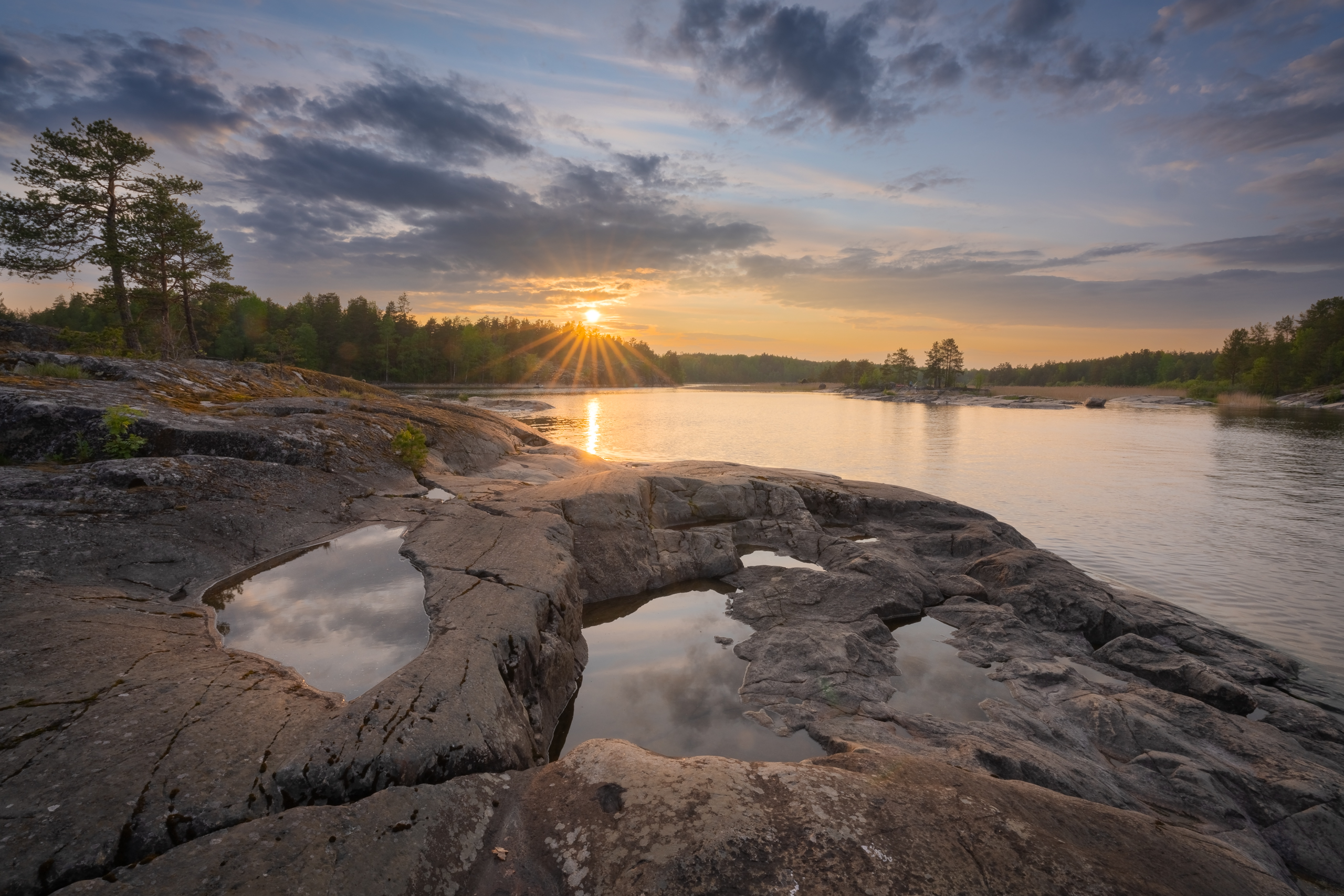ладожские шхеры, пейзаж, закат, Mikhail Ioannisian