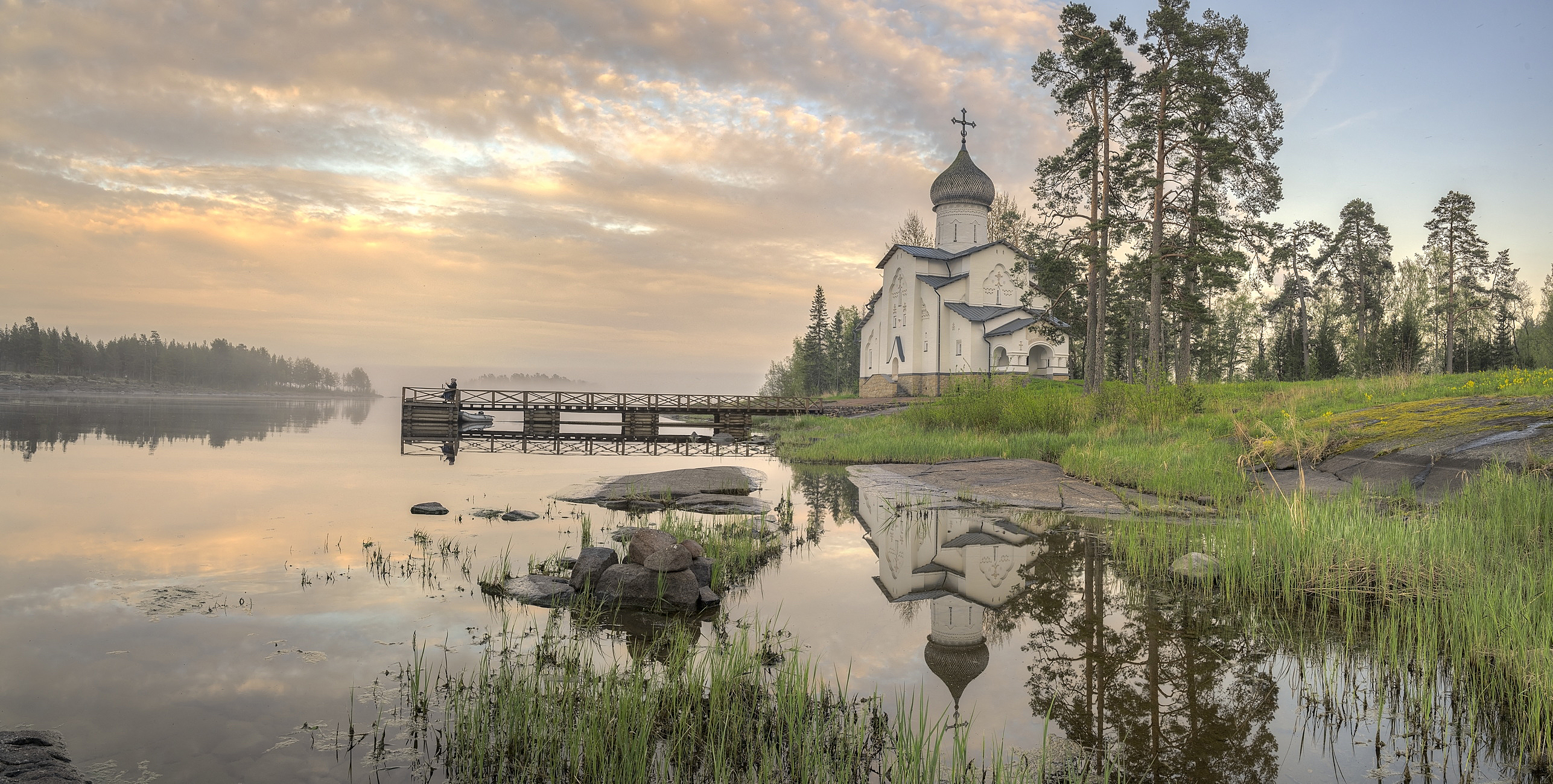 валаам, весна, озеро, остров, монастырь, церковь, Гармашов Сергей