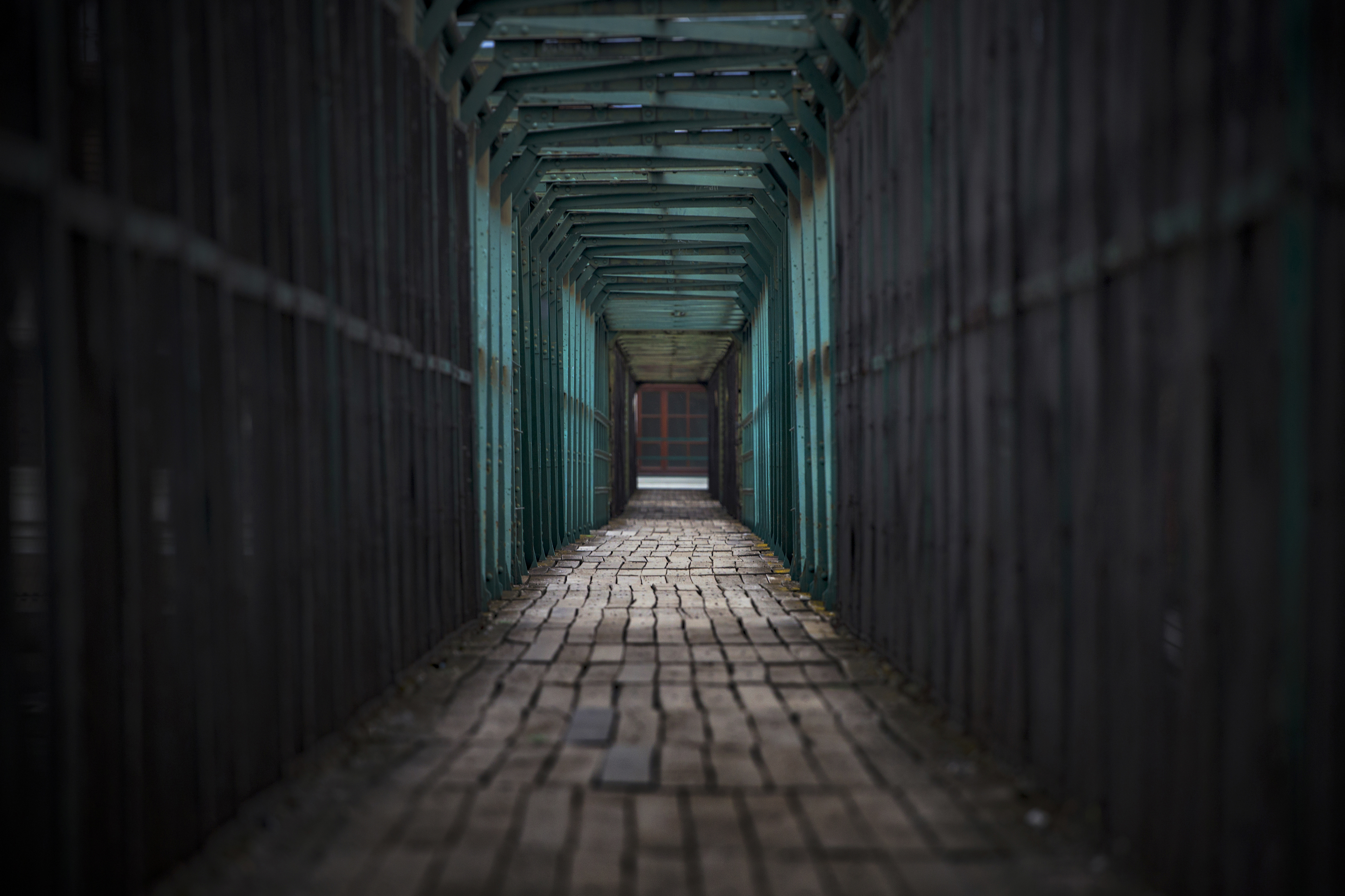 bridge, architecture, bohumin, czech republic, industrial, urbex, green, rail,, Damian Cyfka