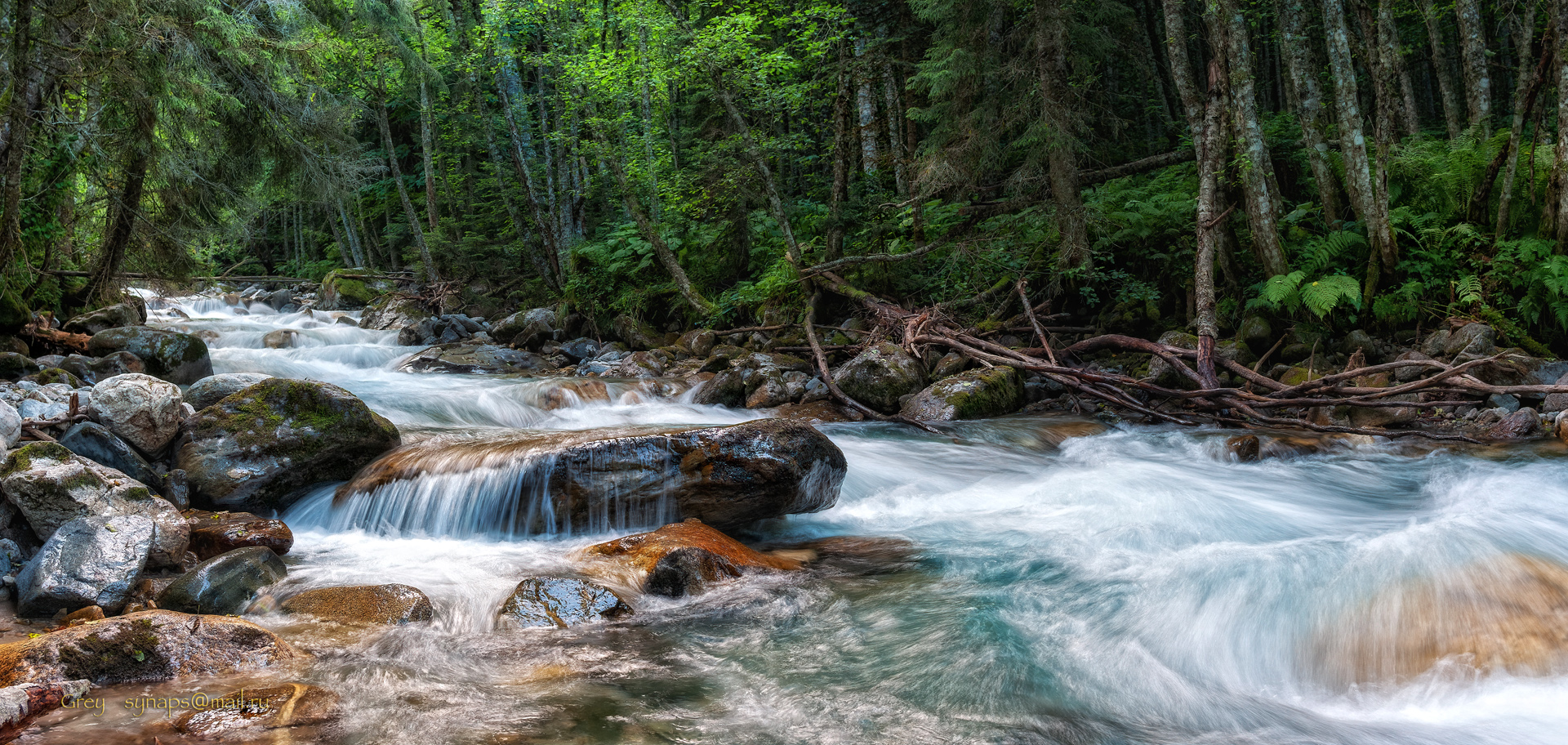 река ручей горы камни поток заповедник, Сергей Павлов