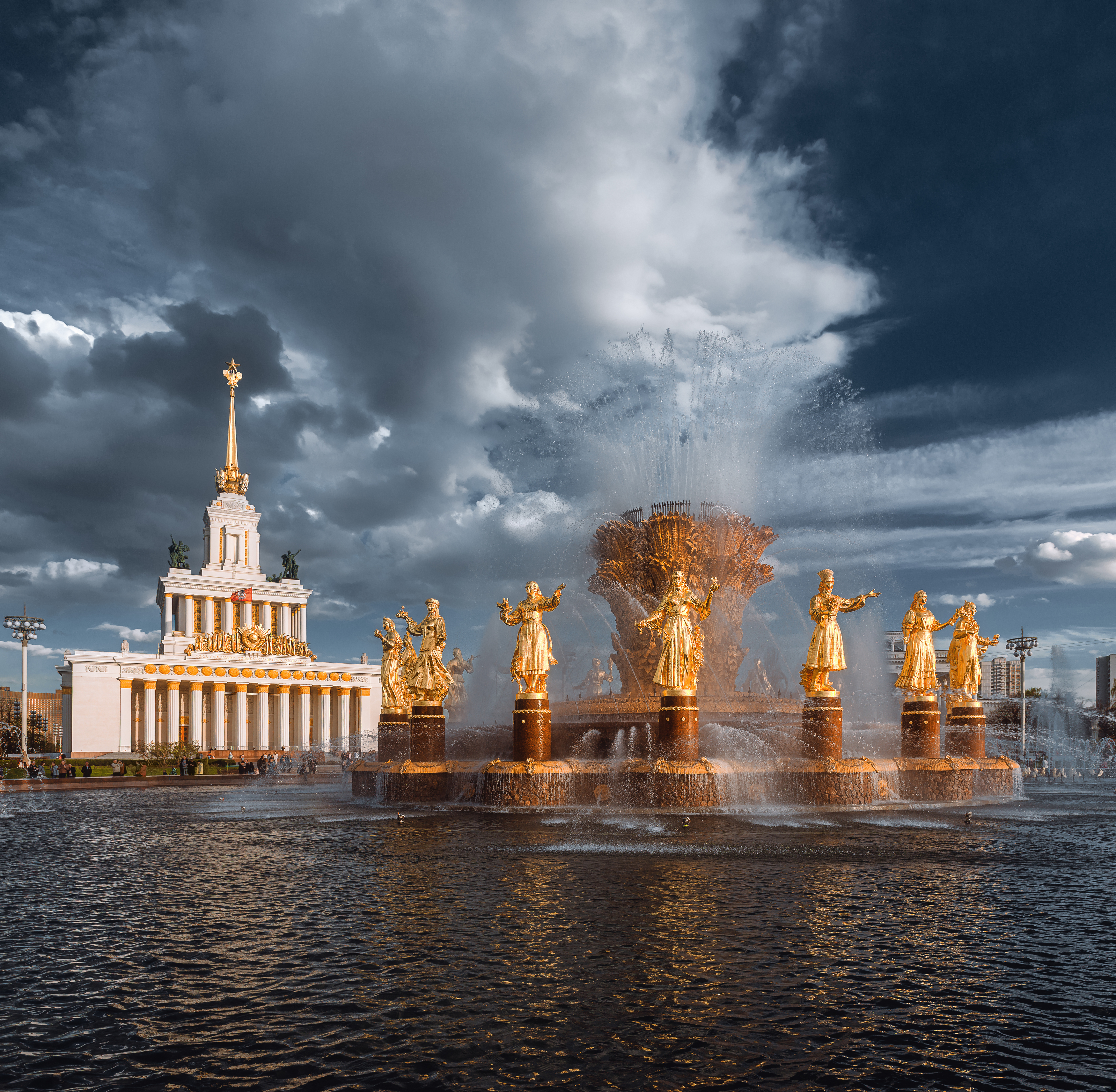 ВДНХ, фонтан, москва, городской пейзаж, Moscow, Мазурева Анастасия