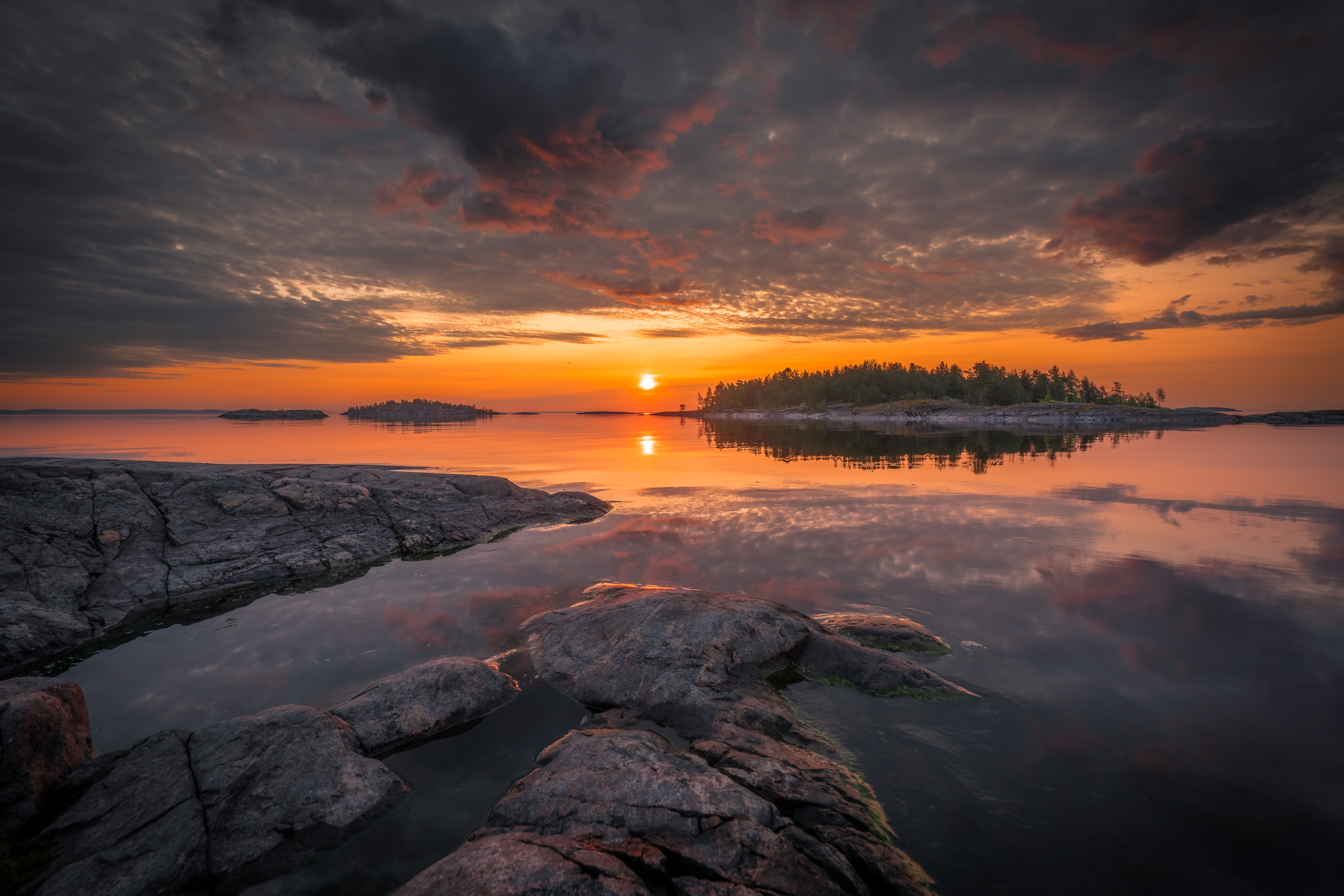 ладожские шхеры, пейзаж, восход, Mikhail Ioannisian