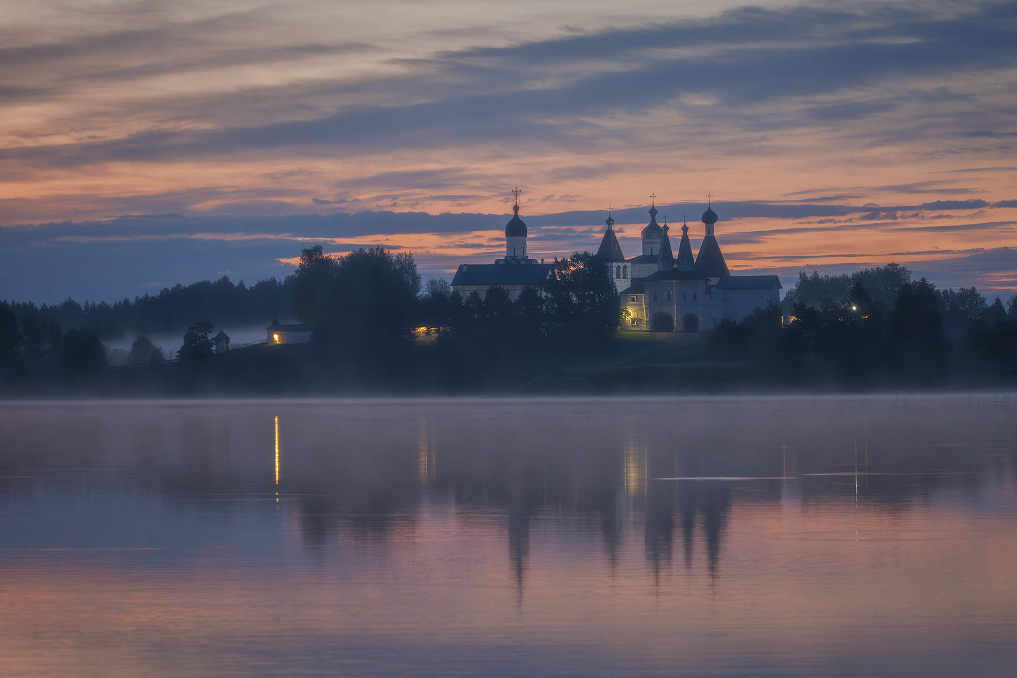 ферапонотово, монастырь, утро, рассвет, белые ночи, Морозов Сергей