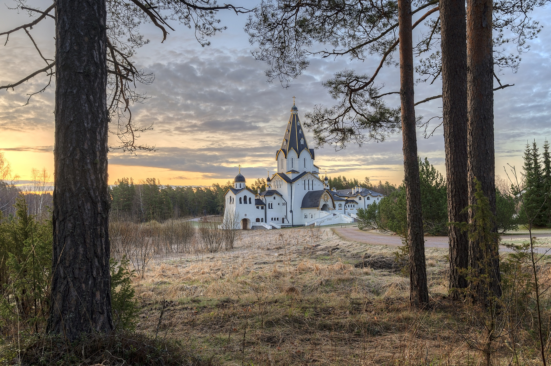весна, озеро, остров, монастырь, церковь, Гармашов Сергей