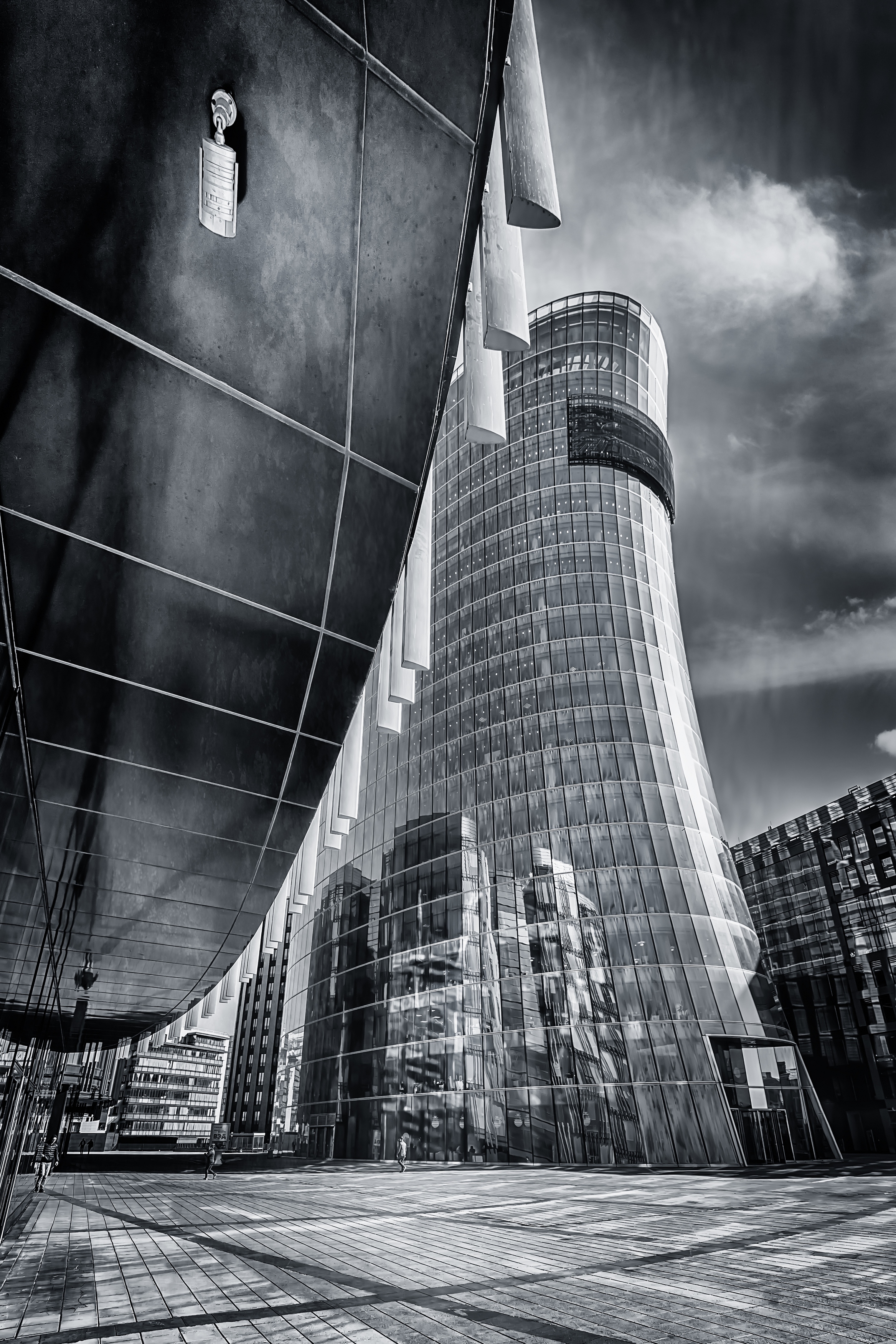 город архитектура чёрно белое, Тамара