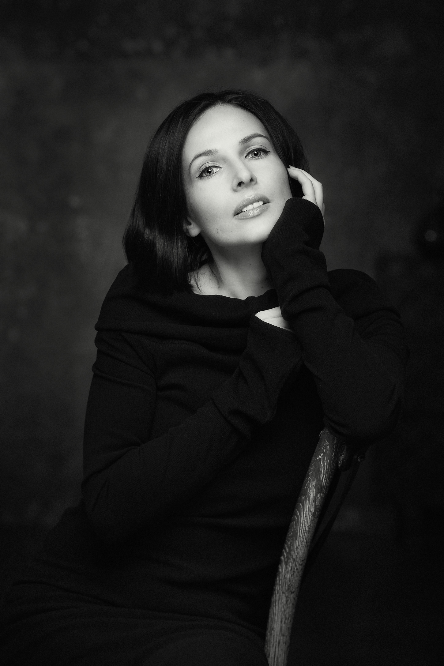 портрет, чб, женский портрет, Алексей Назаров