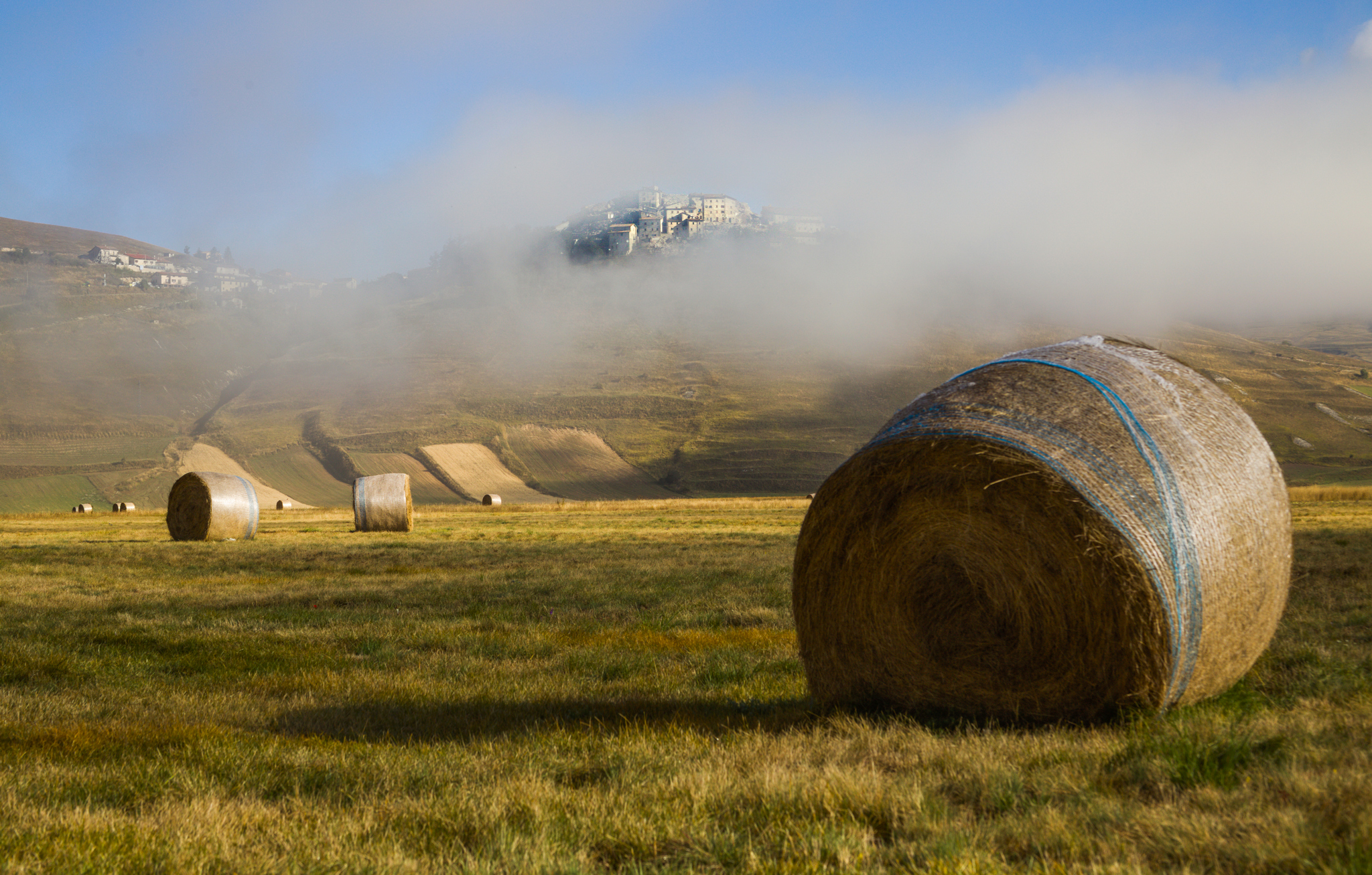 пейзаж туман утро осень город, Мурзинов Виктор