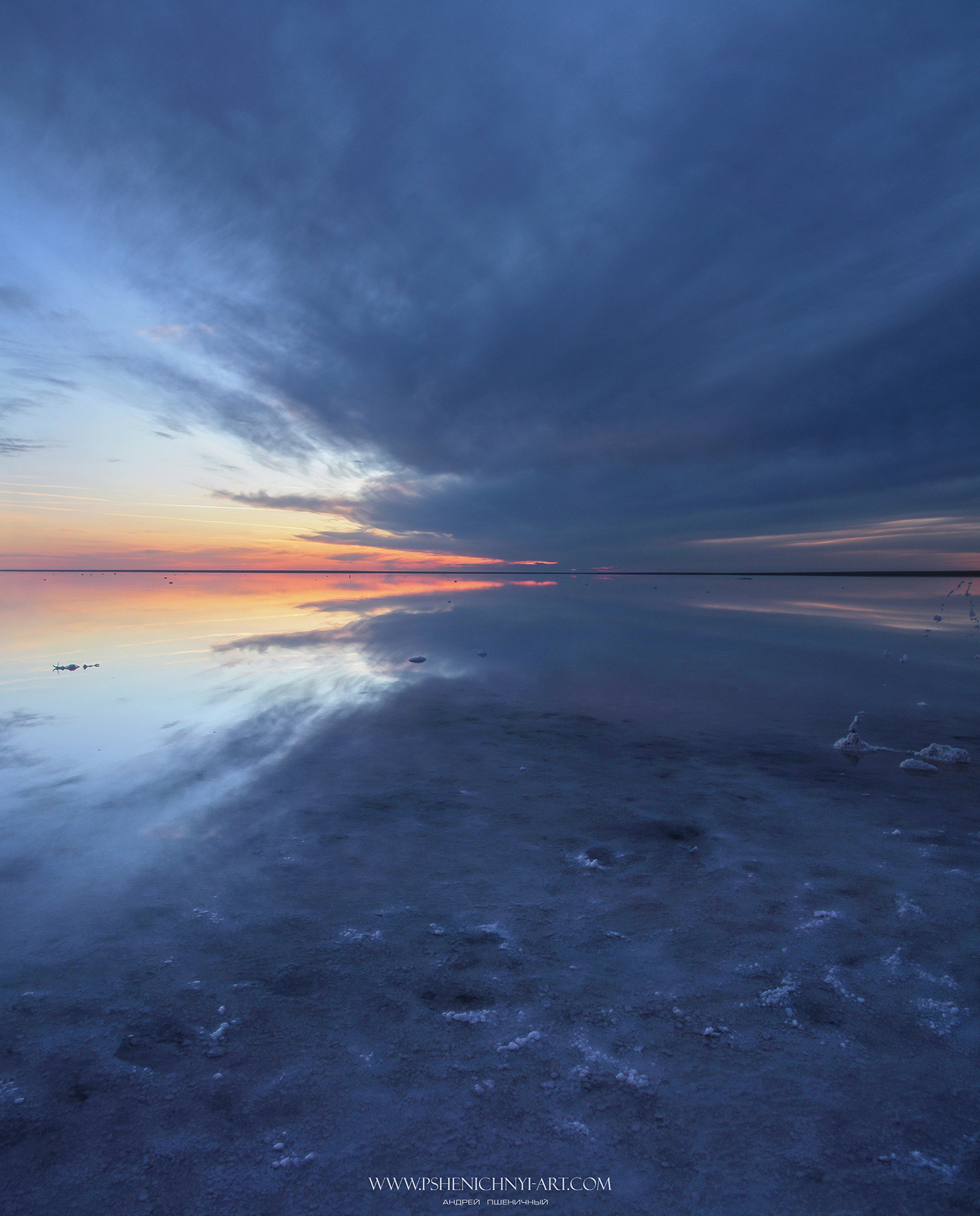 эльтон, небо, закат, отражение, свет, панорама, горизонт, пейзаж, Пшеничный Андрей