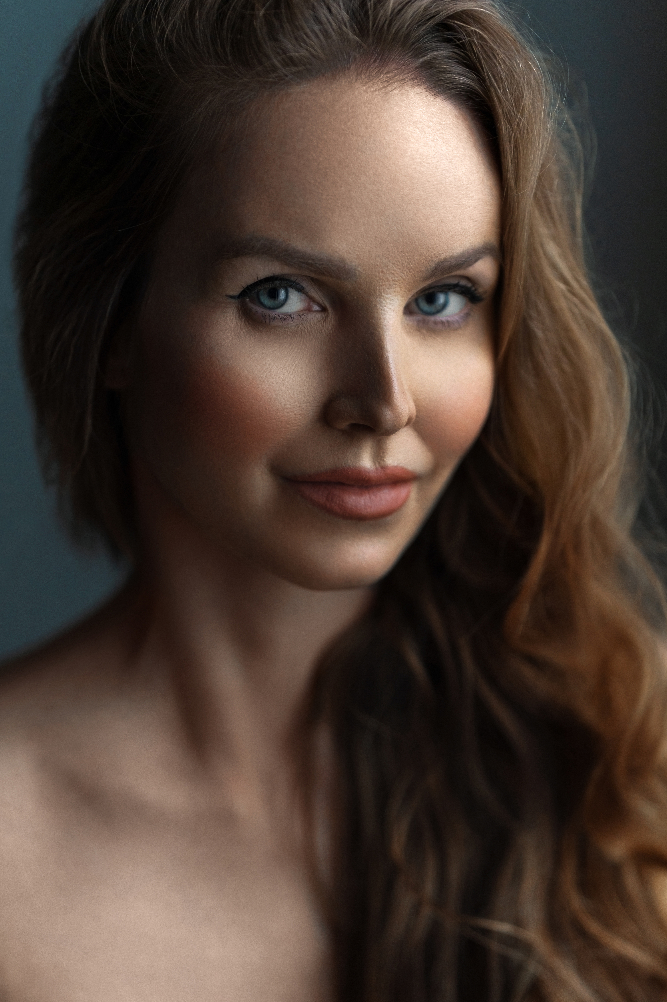 девушка, взгляд, портрет, студия, красиво, Герасимов Михаил