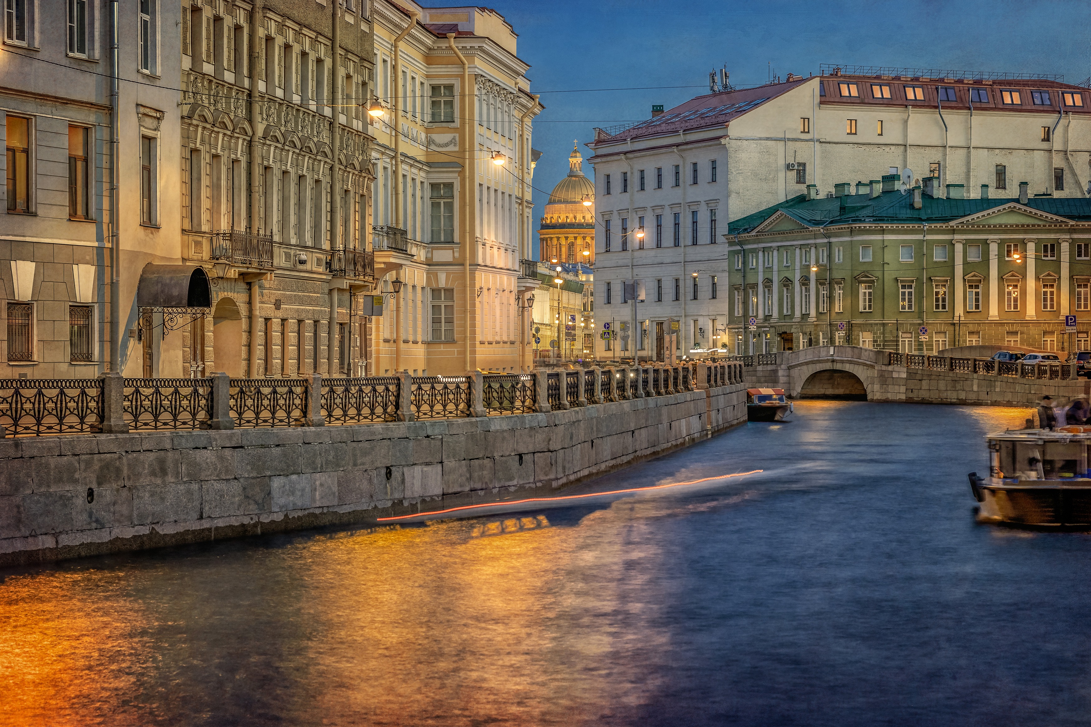 город архитектура река собор вечер, Тамара