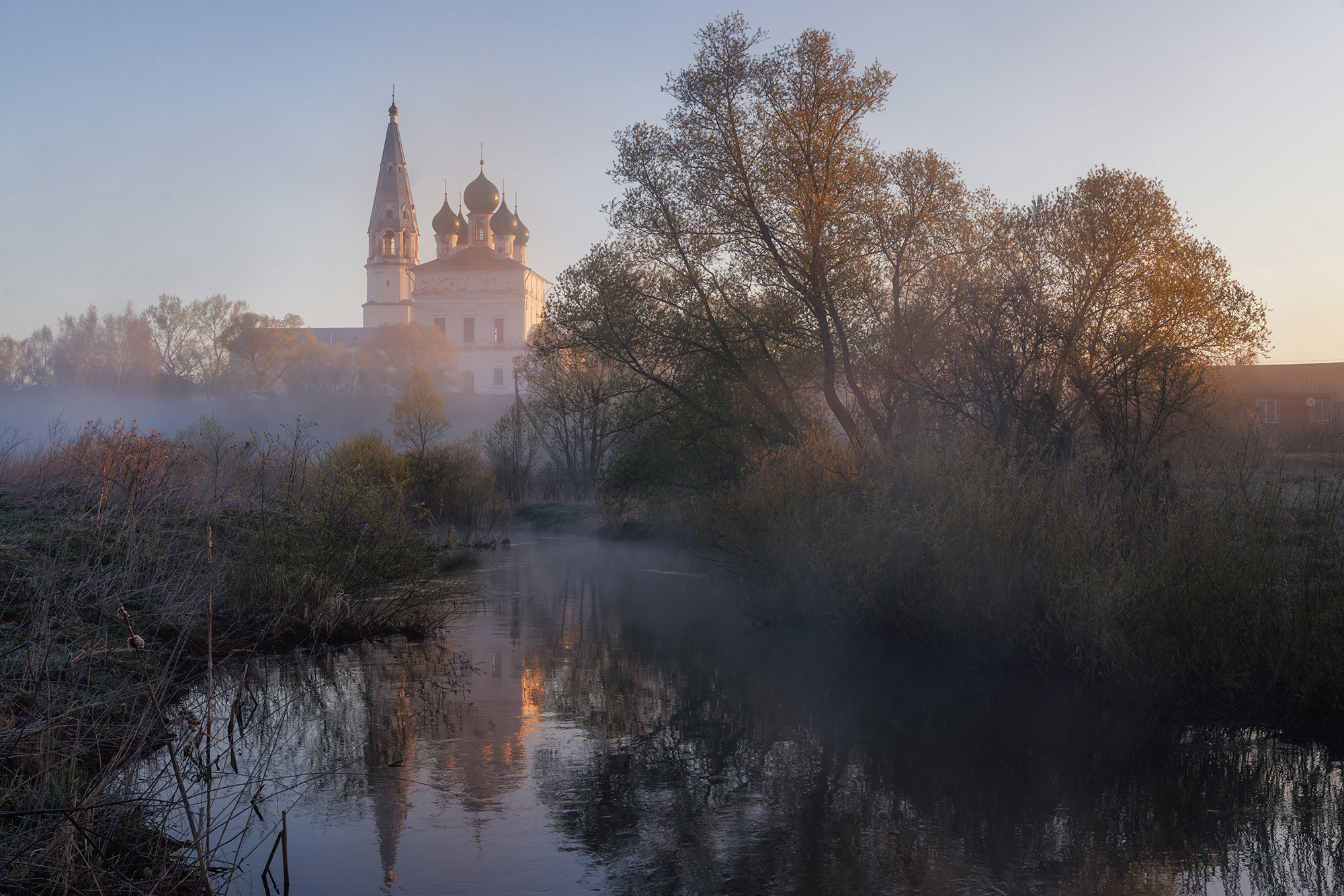осенево, утро, пейзаж, Морозов Сергей
