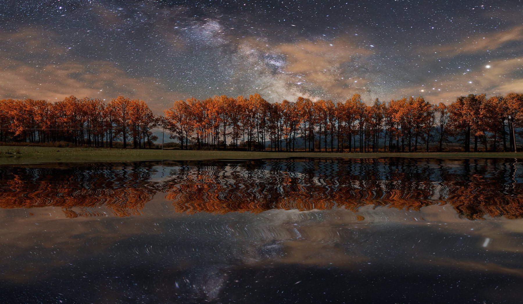 landscape, milky way, nightscape, long exposure, reflections, trees, canon, bulgaria, Todor Todorov