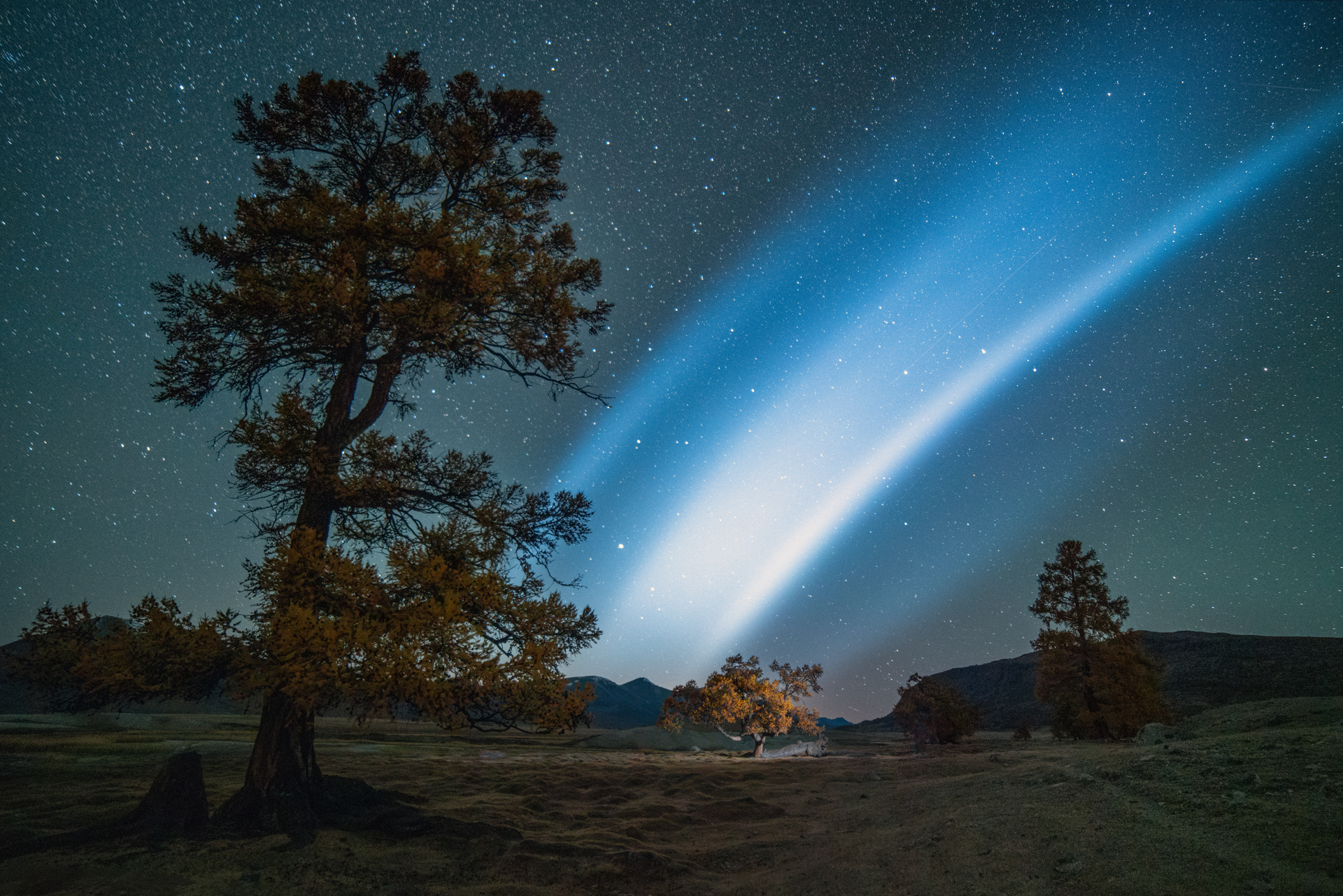 монголия, алтай, пейзаж, ночь, астро, звезды, байконур, Нерозя Александр