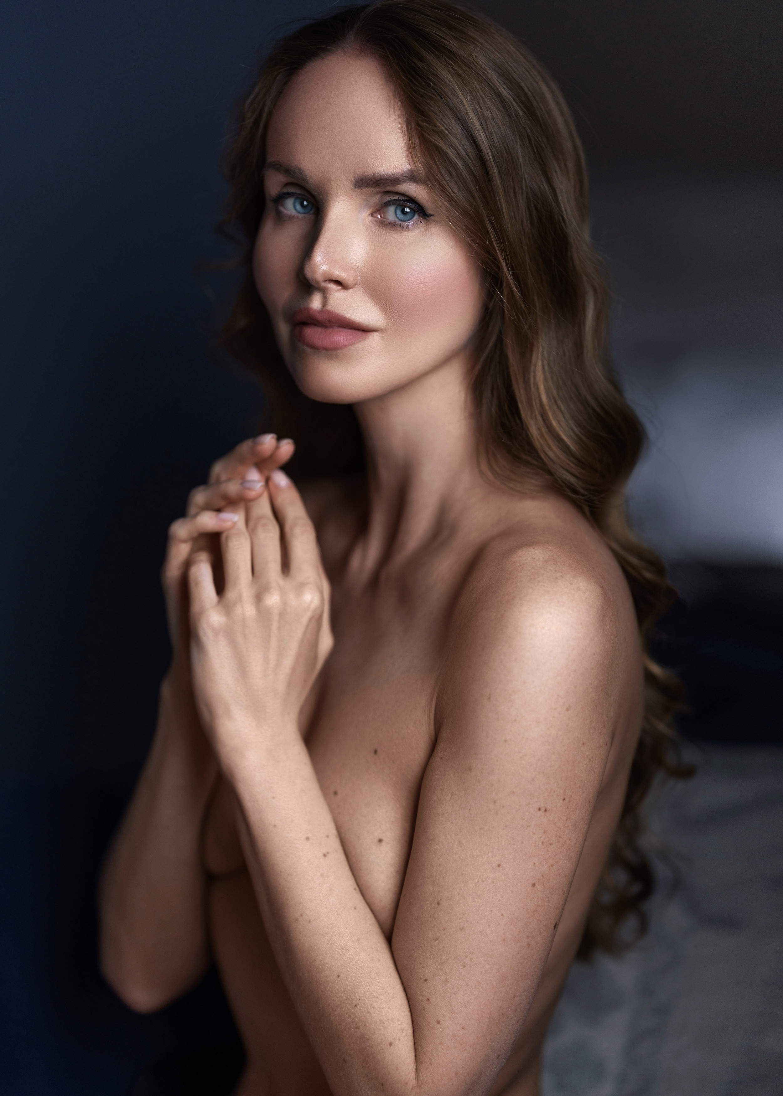 портрет, девушка, взгляд, тело, Герасимов Михаил