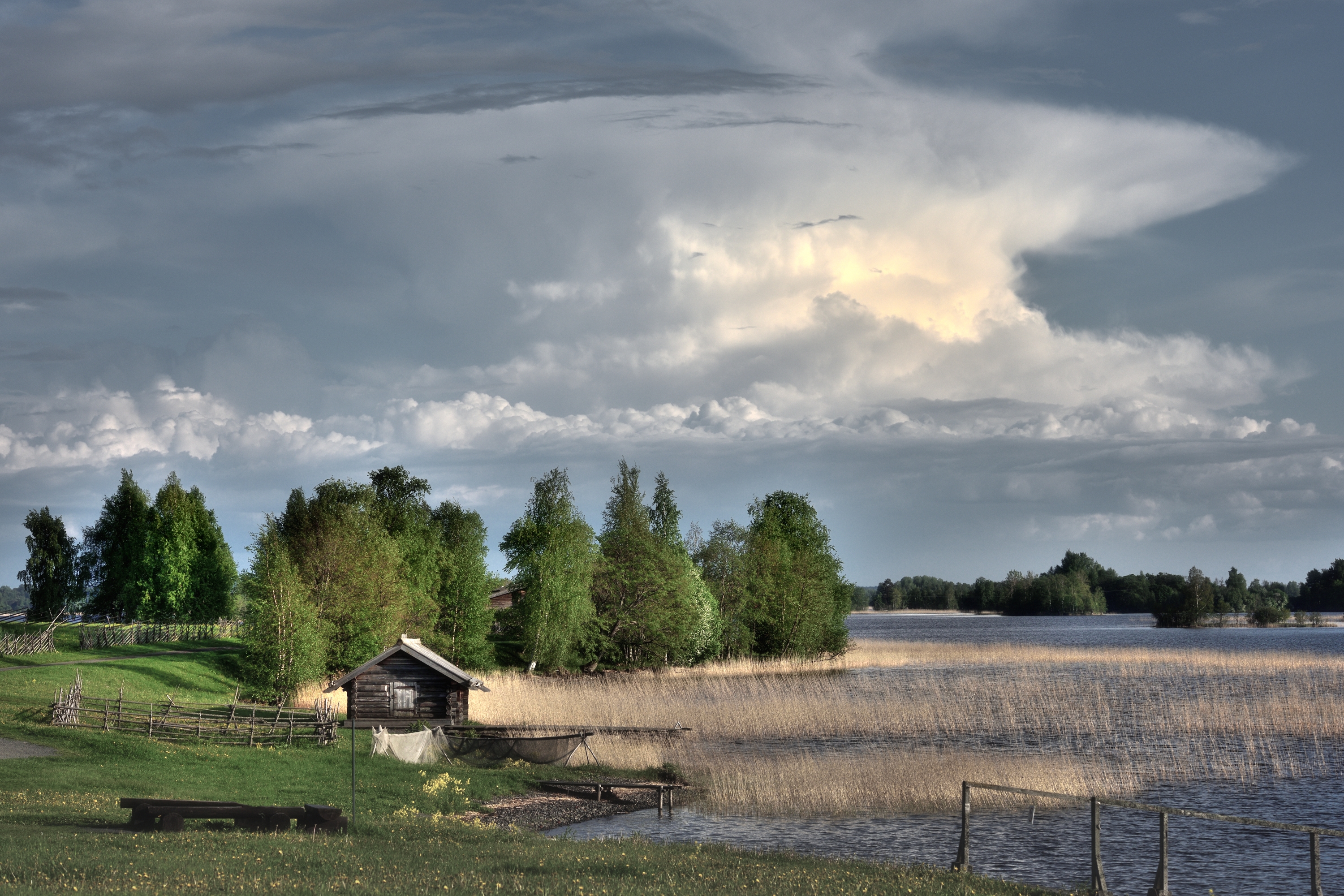 кижи, карелия, пейзаж, небо, Алексей Никонов