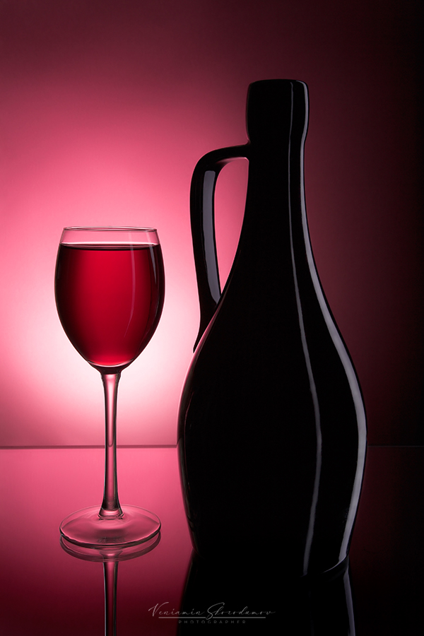 натюрморт, красное, чёрное, vensk, Скородумов Вениамин