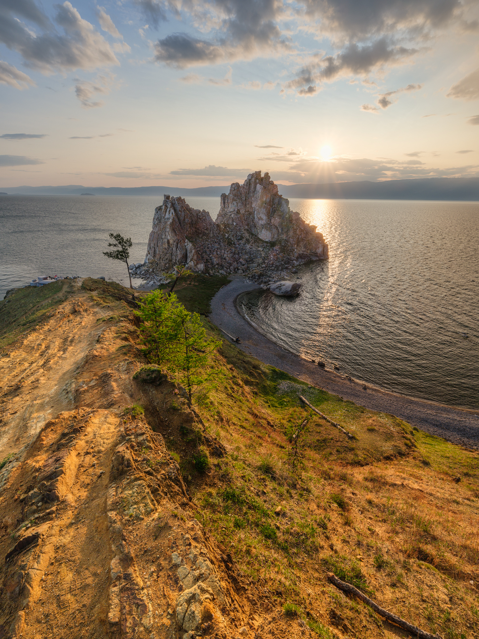 байкал, малое море, шаманка, солнце, скалы, Леонтьев Константин