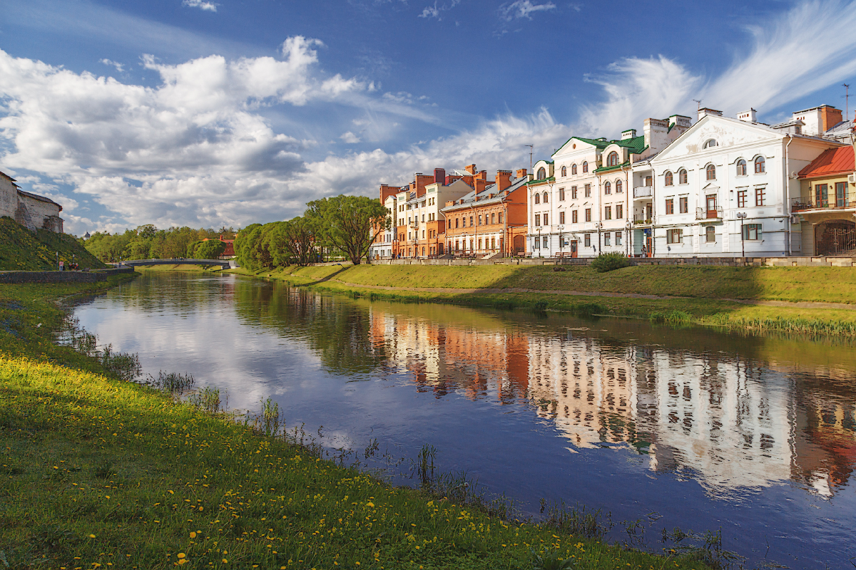 весна, небо, река, природа, Liliya Semenova