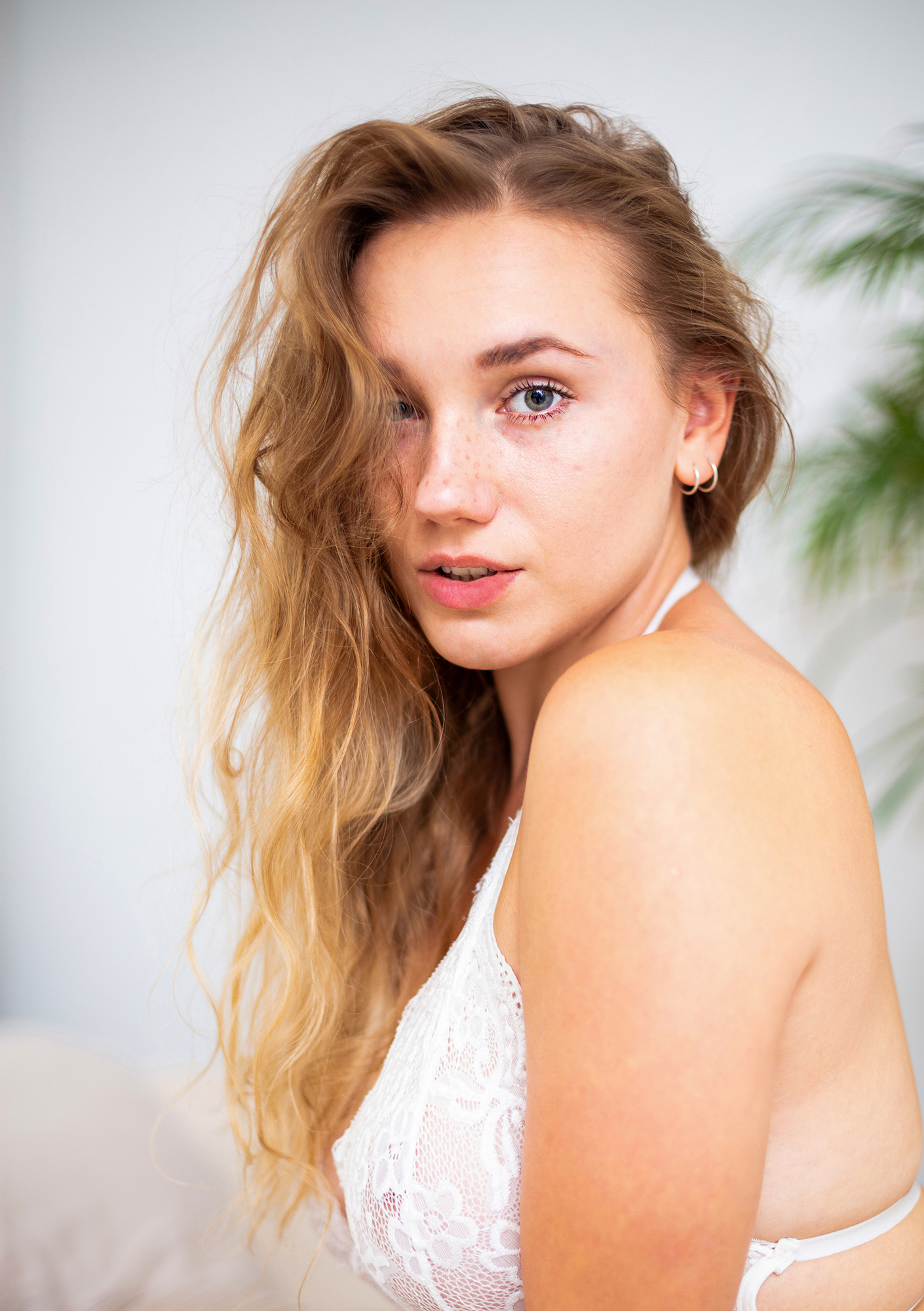 portrait, woman, studio, ostentacja, model, pose,,  Gregor