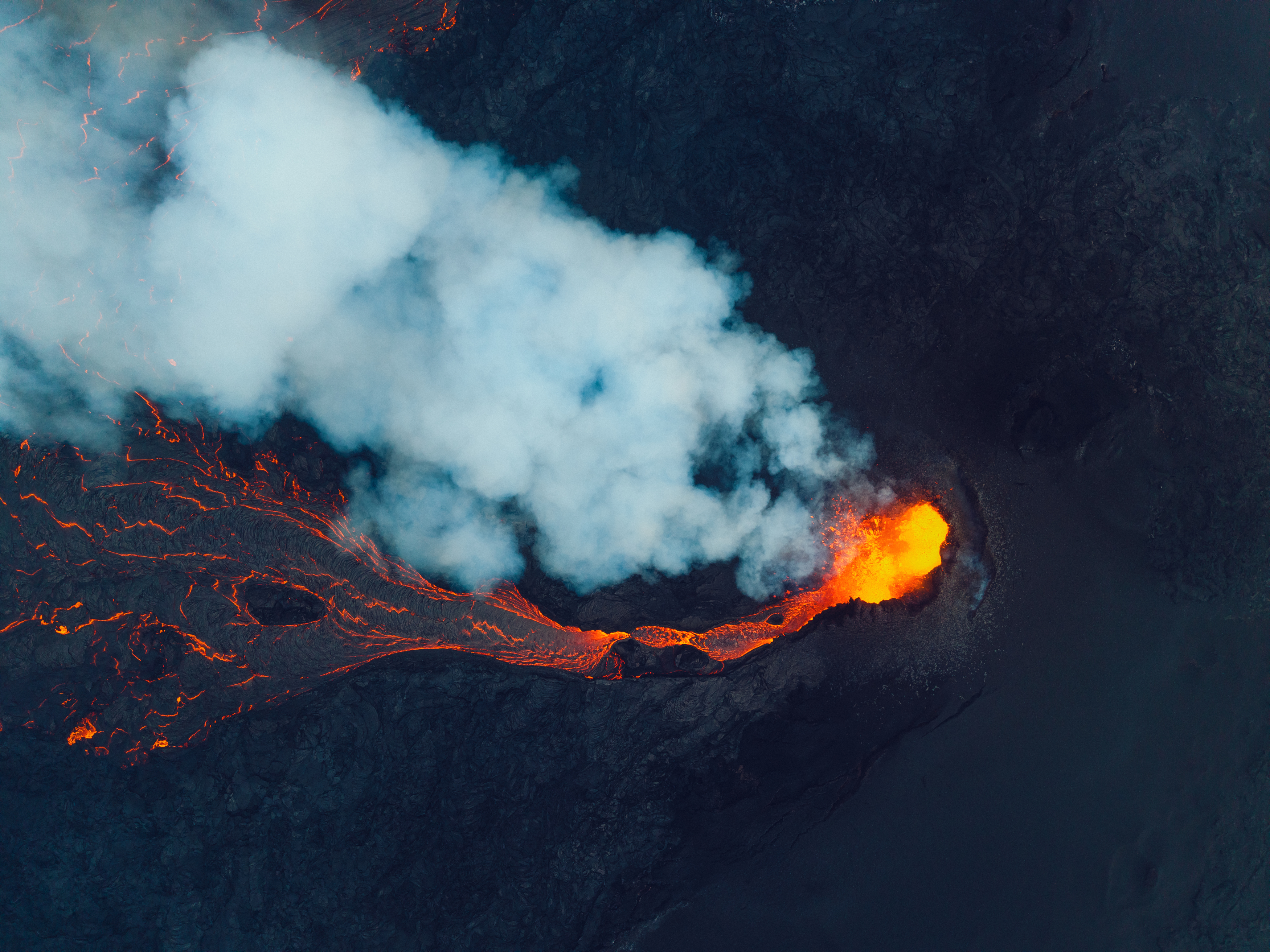 iceland, air3s, drone, dji, volcano, lava, eruption, aerial, epic, , Matikas Julius