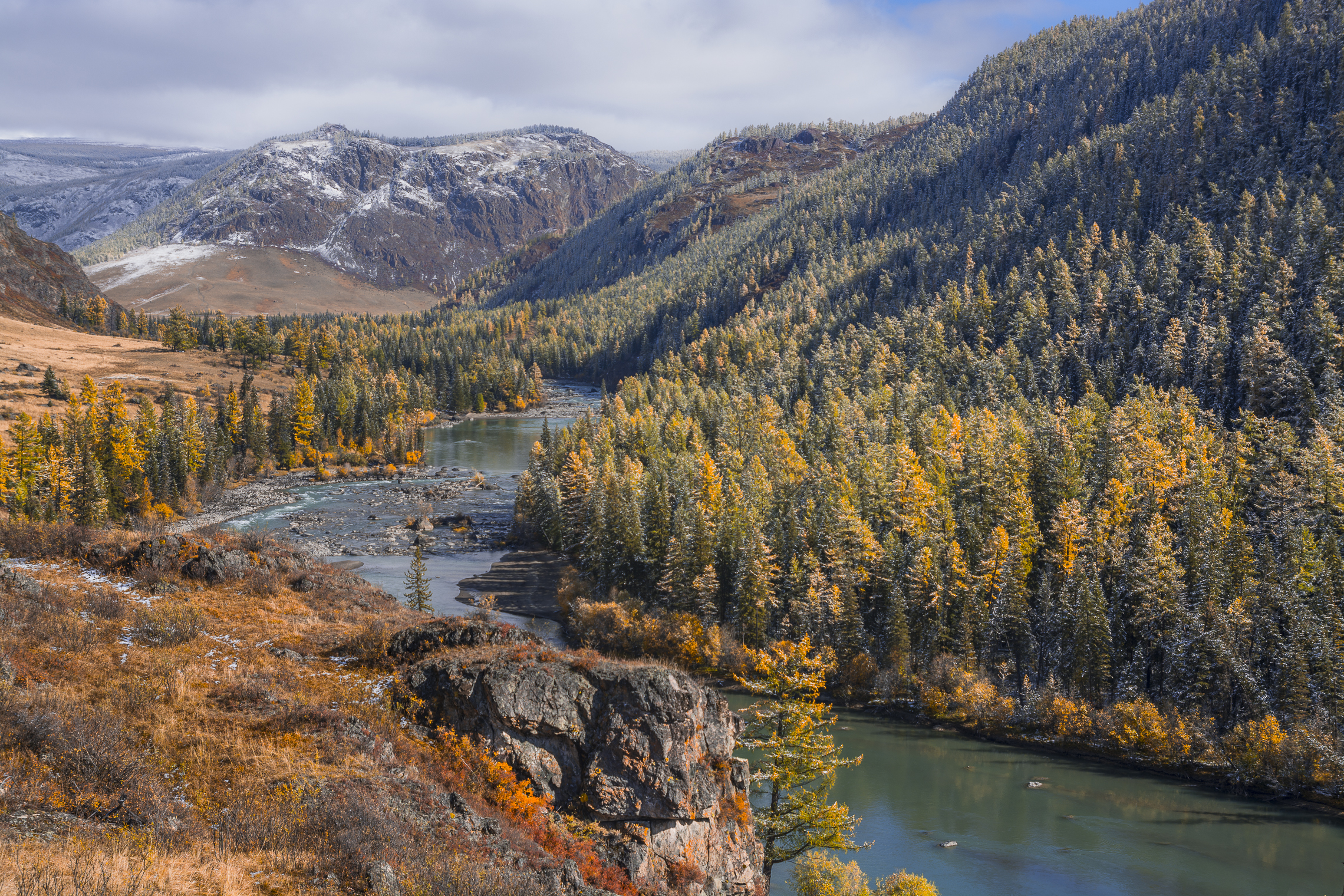 россия, горный алтай, река чуя, осень, Поляков Андрей