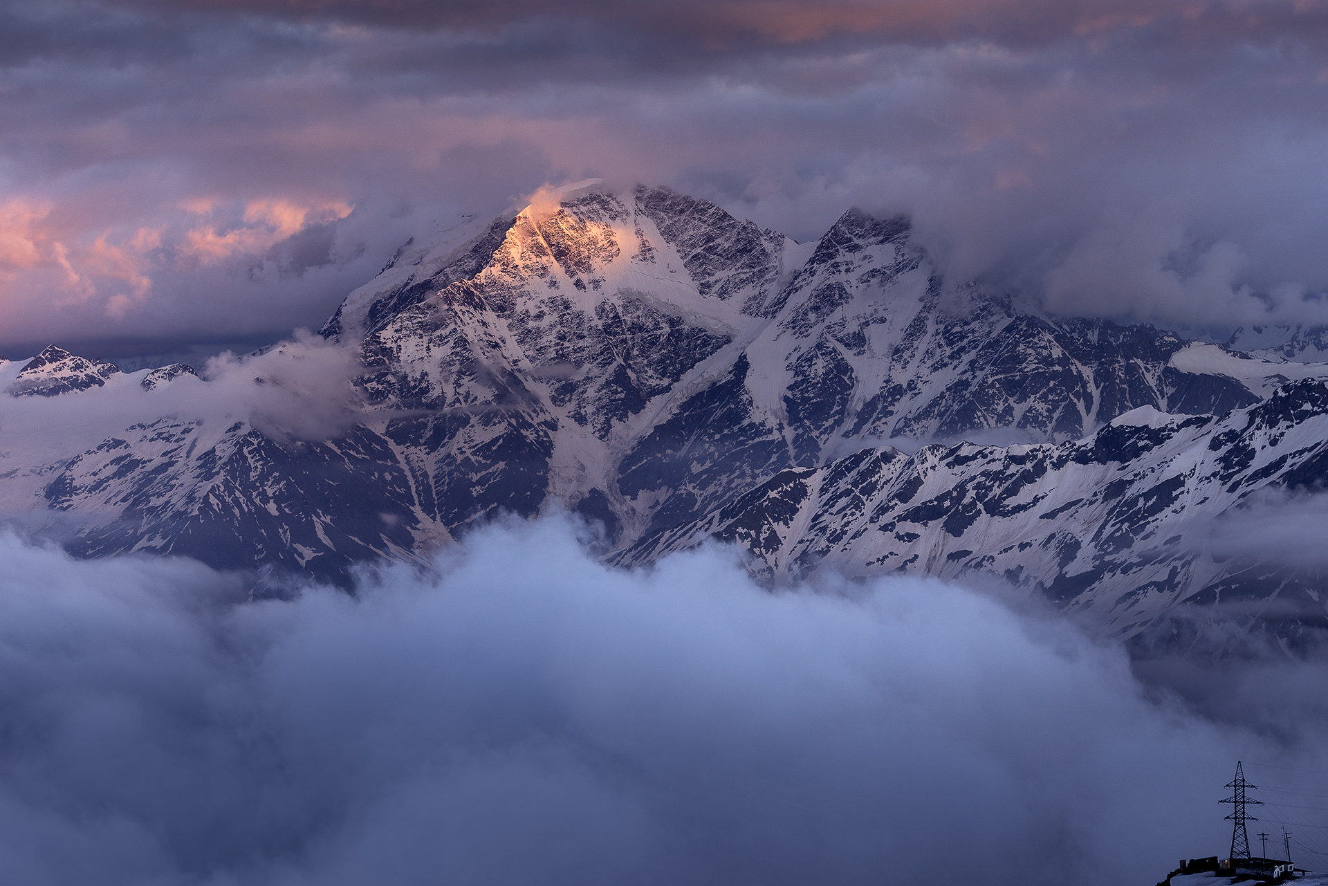 кавказ, приэльбрусье, горы, пейзаж, кбр, донгуз-орун, Дмитрий Купрацевич