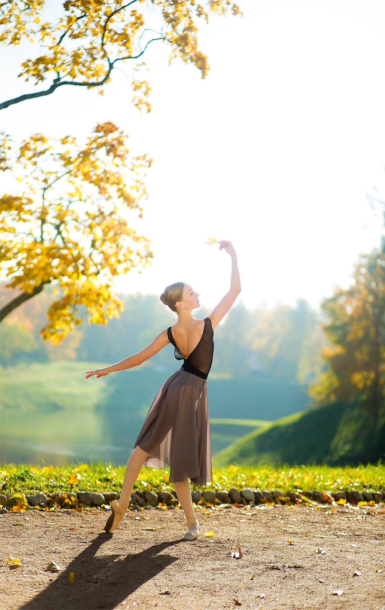 балет, балерина, пуанты, силуэт, фотография, момент, пейзаж, цвет, свет, жанр, Постонен Екатерина