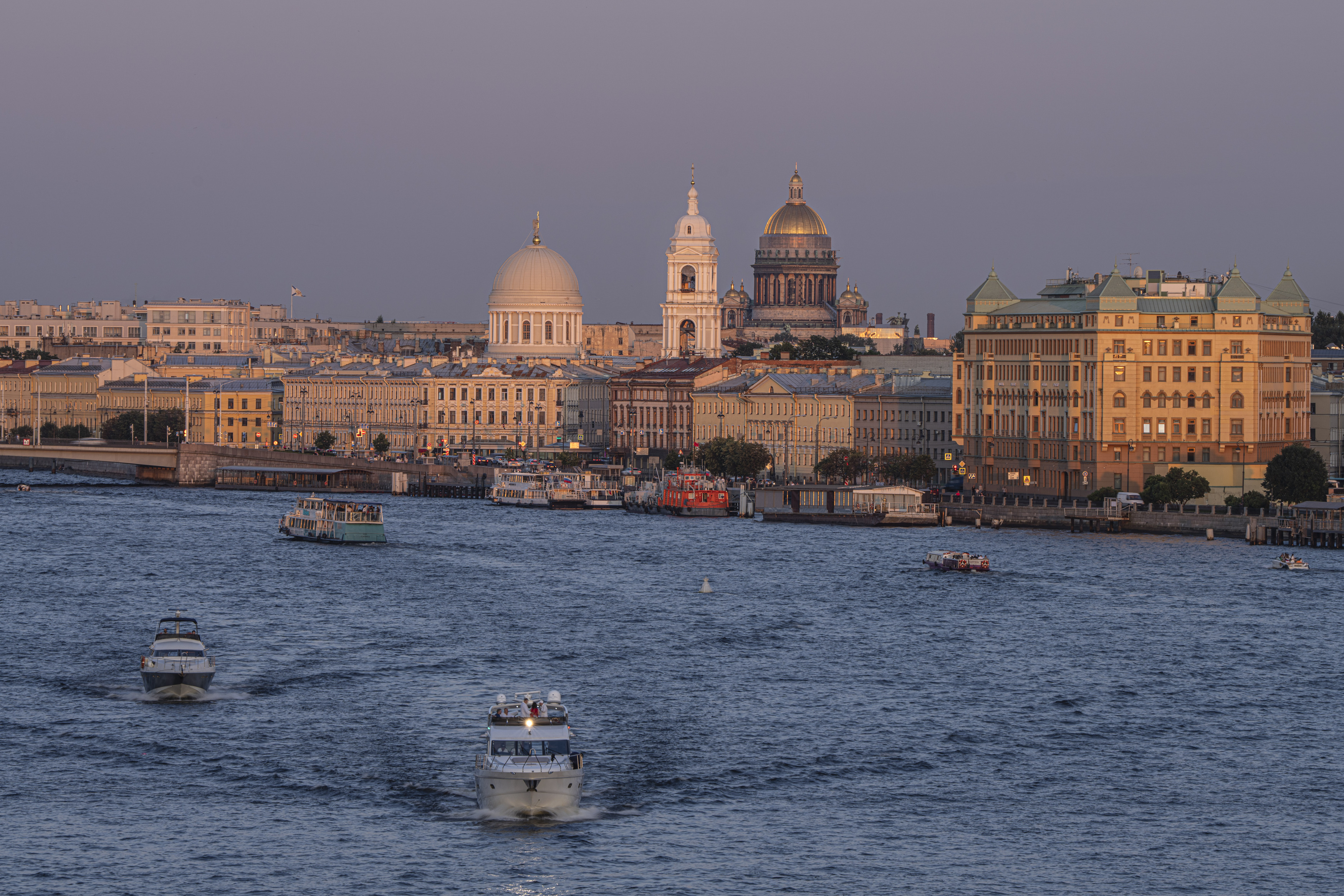 вид с моста бетанкура,бетанкура, санкт-петербург, мост бетанкура, исаакиевский собор, екатерининская церковь, Дейнекина Галина
