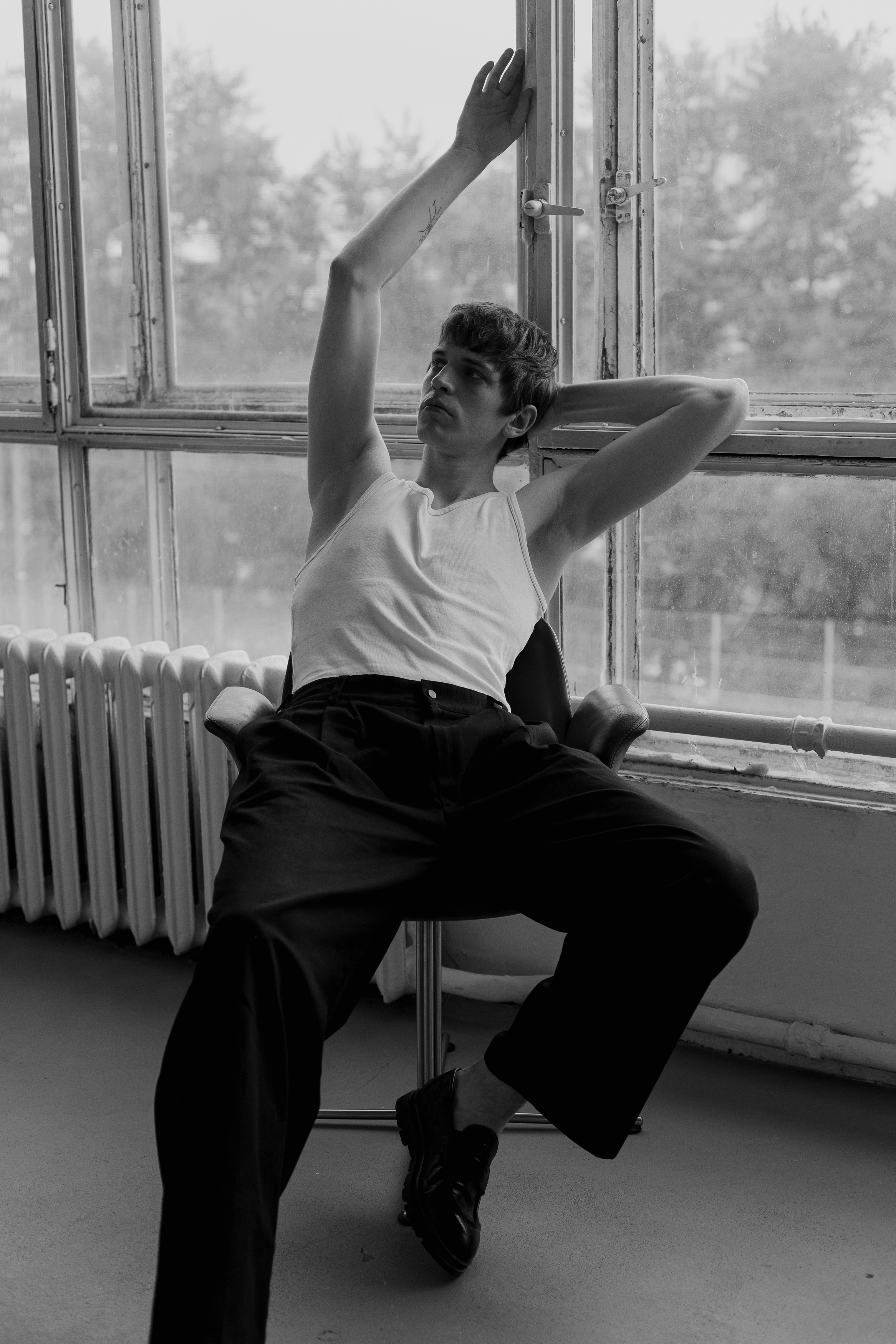 мужской портрет, мужчина, мужская съемка, black and white, male, men, актер, модель, Брагида Ольга