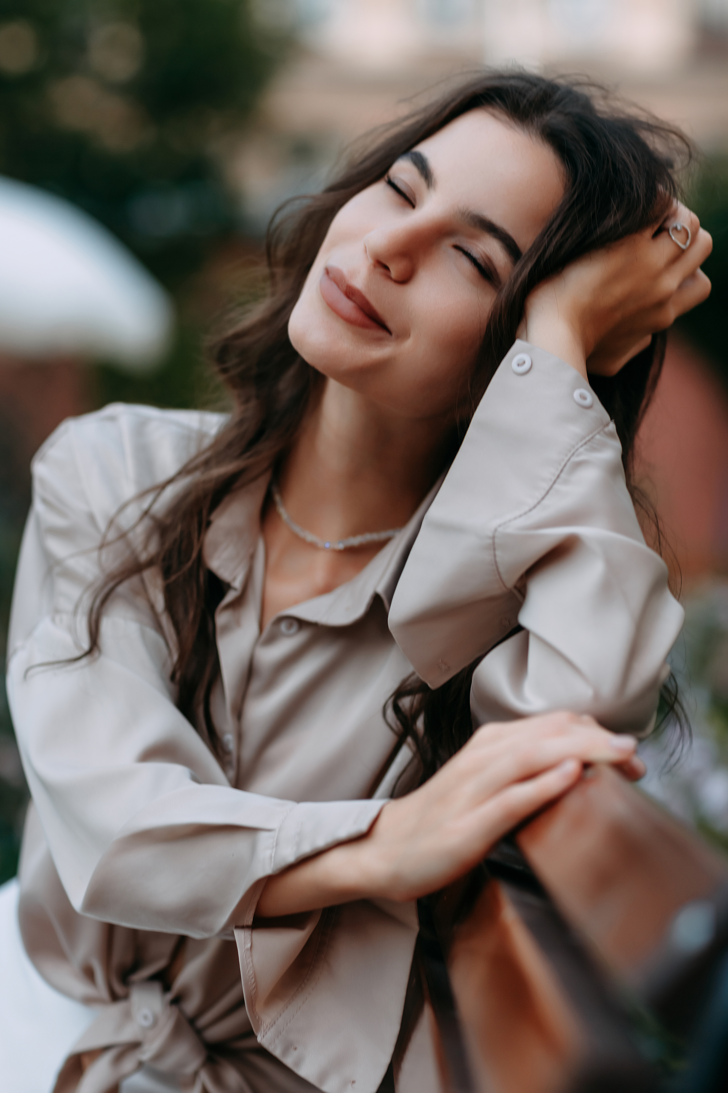 молодая девушка, городской стиль, дворы, на открытом воздухе, Алексей Плешков